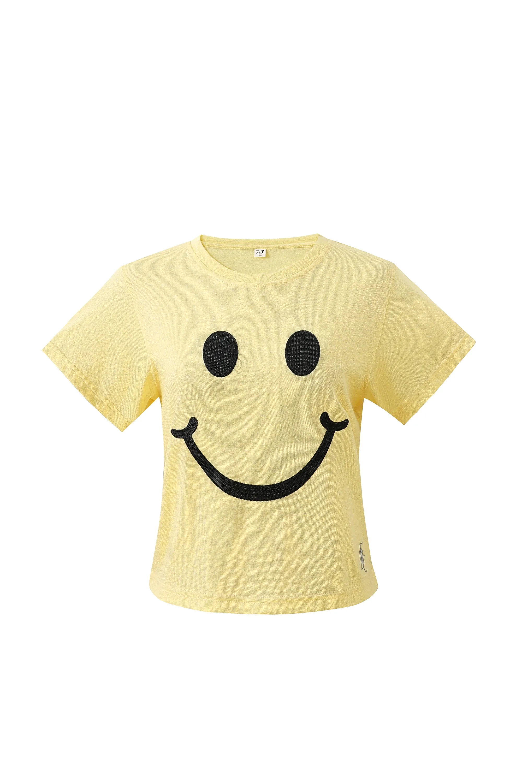 Smiley Face Wool blend Tommy Tee sold by Fashion Brand Company product image thumbnail 4