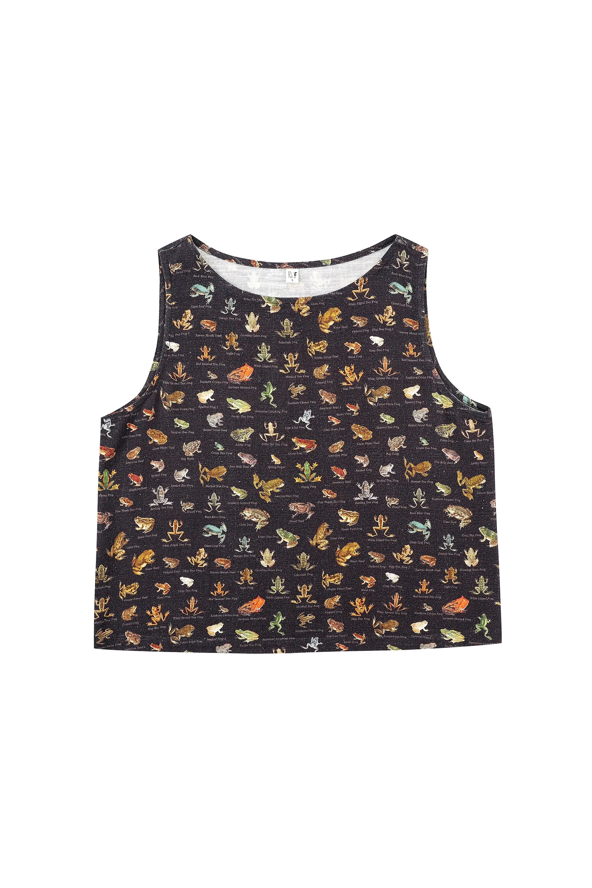 Shift Tank Soft Linen Favorite Frogs sold by Fashion Brand Company