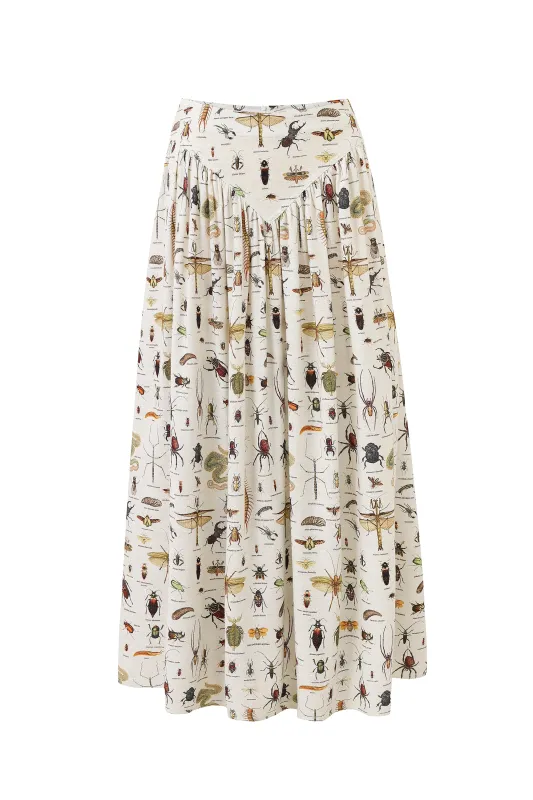 Park Skirt Soft Linen Worst Bugs made by Fashion Brand Company