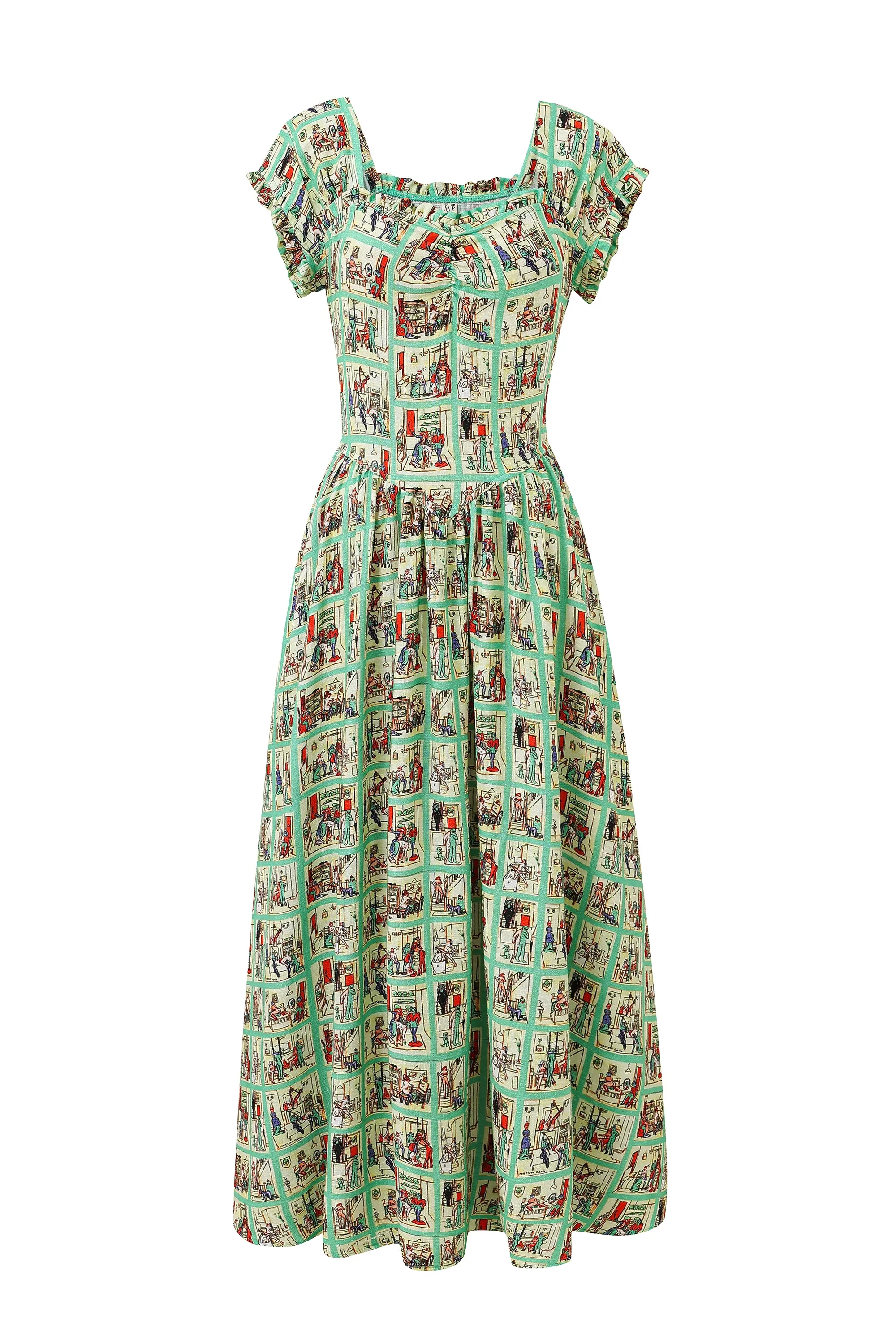 Sweetheart Soft Linen Maxi Dress Sex House sold by Fashion Brand Company