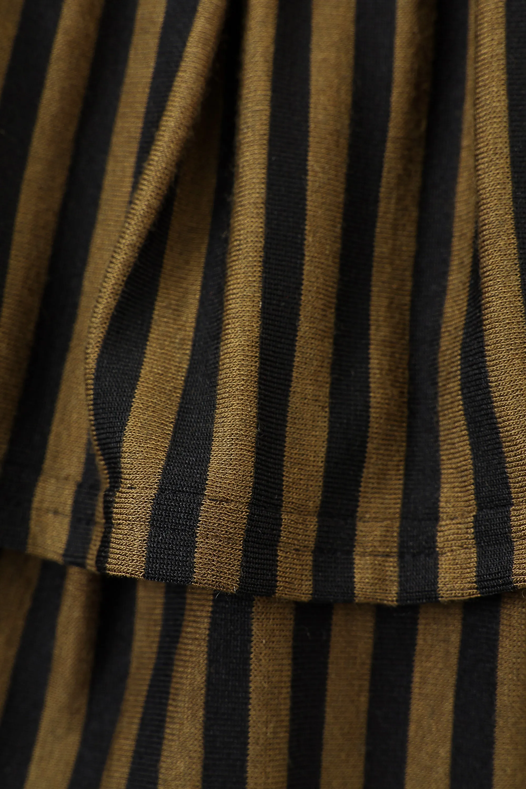 Brown Stripe Tencel/Wool Blend Mini Romper sold by Fashion Brand Company product image thumbnail 4