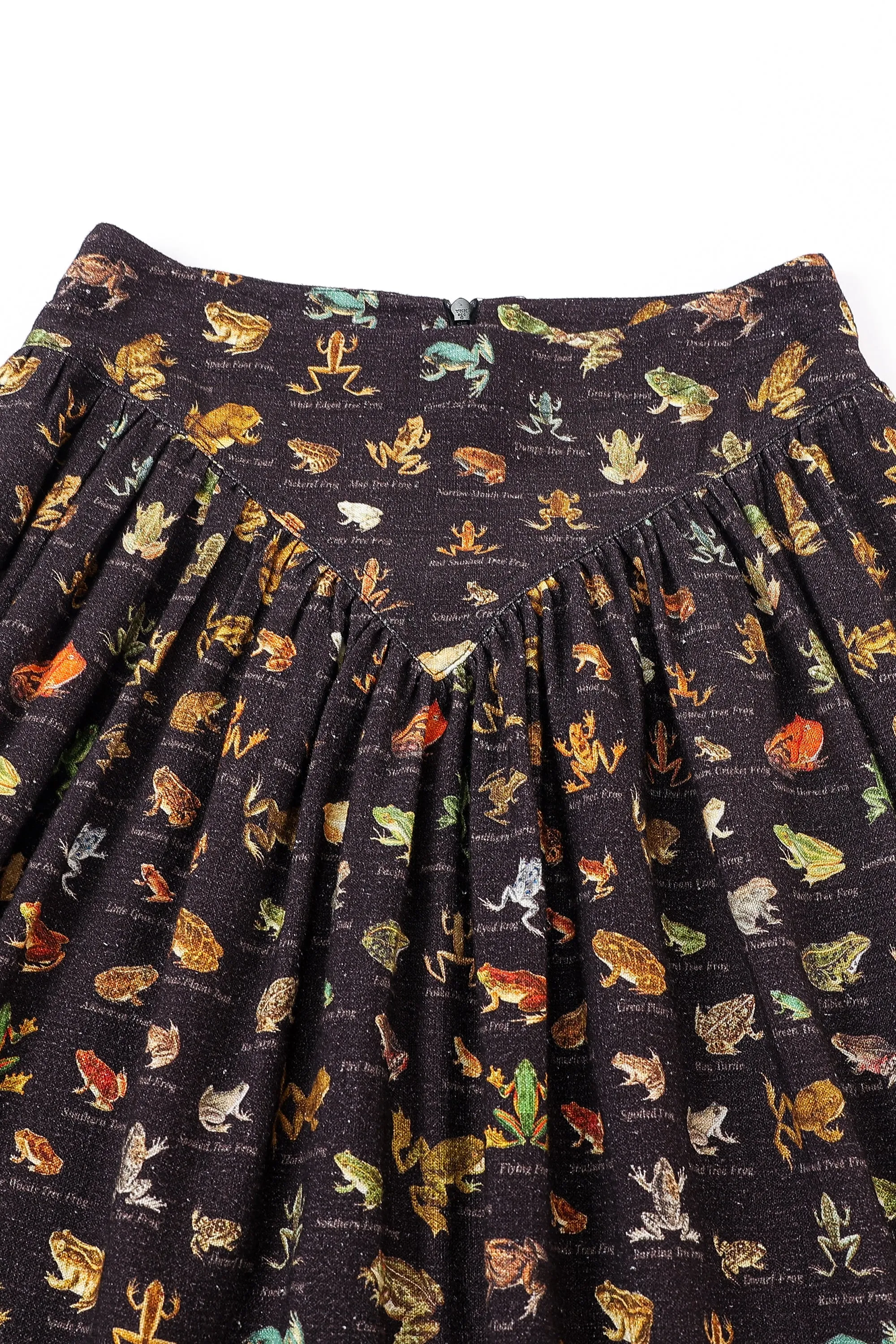 2 left - Park Skirt Soft Linen Favorite Frogs sold by Fashion Brand Company product image thumbnail 3