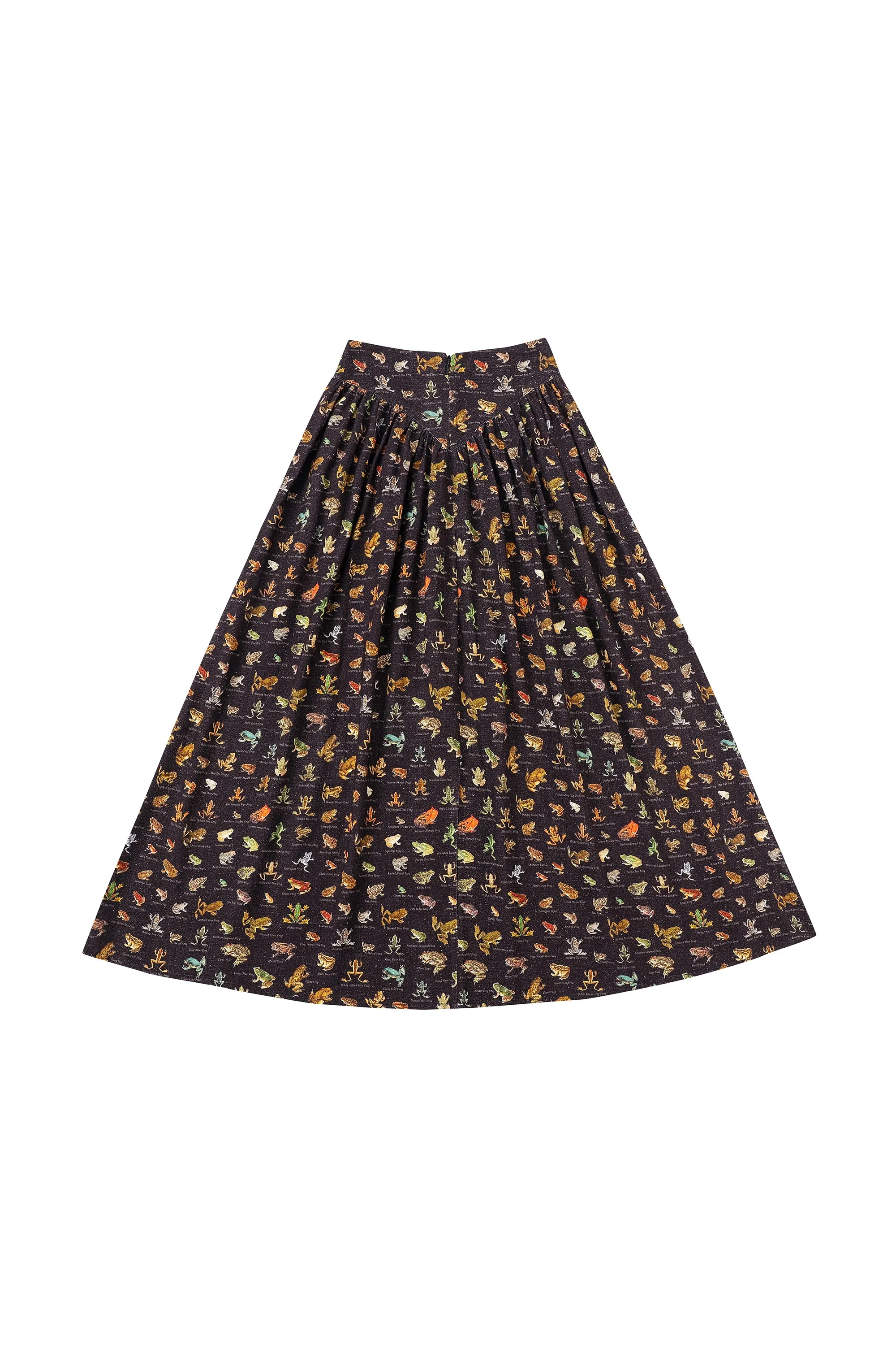 2 left - Park Skirt Soft Linen Favorite Frogs sold by Fashion Brand Company product image thumbnail 5