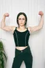 Black Tencel Contrast Seam Rib Cami sold by Fashion Brand Company