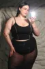 Black Tencel Contrast Seam Rib Cami sold by Fashion Brand Company