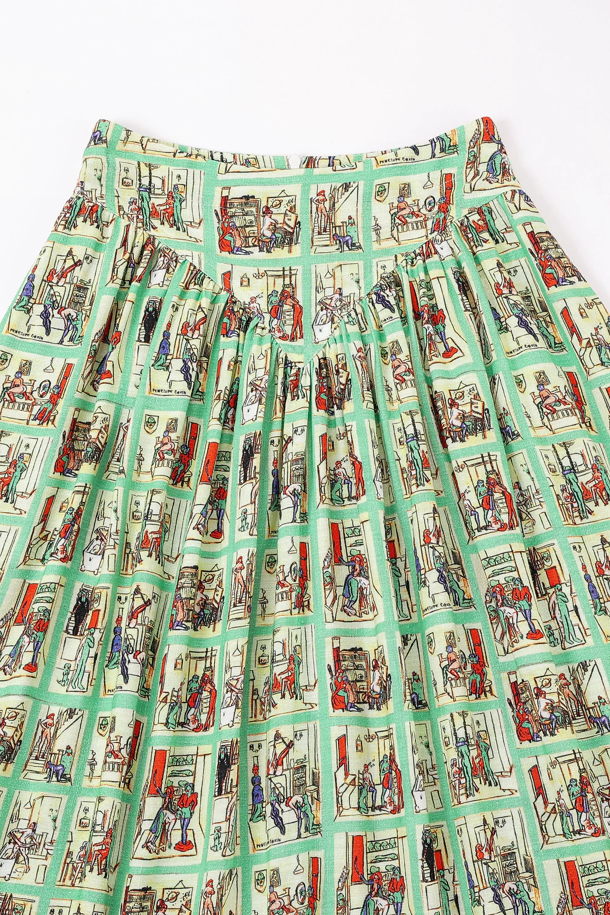 Park Skirt Soft Linen Sex House sold by Fashion Brand Company product image thumbnail 5