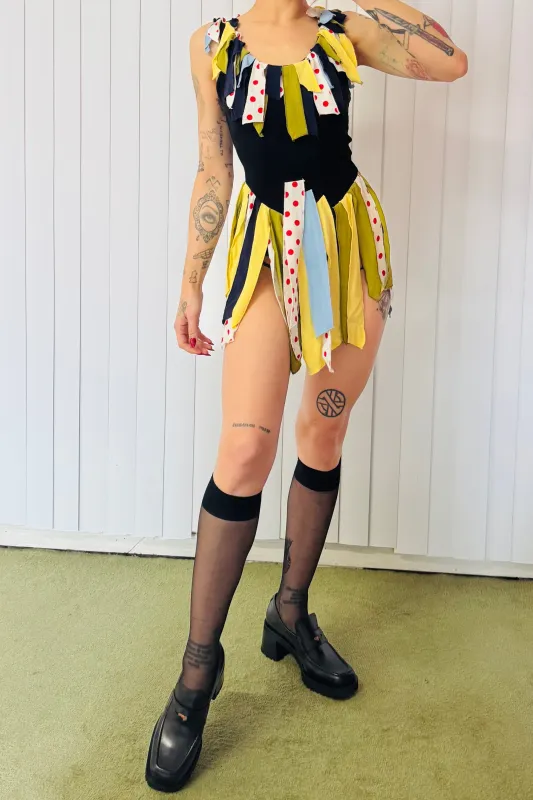 SAMPLE #809 - S Tencel Linen Rags Tunic / Mini Dress made by Fashion Brand Company