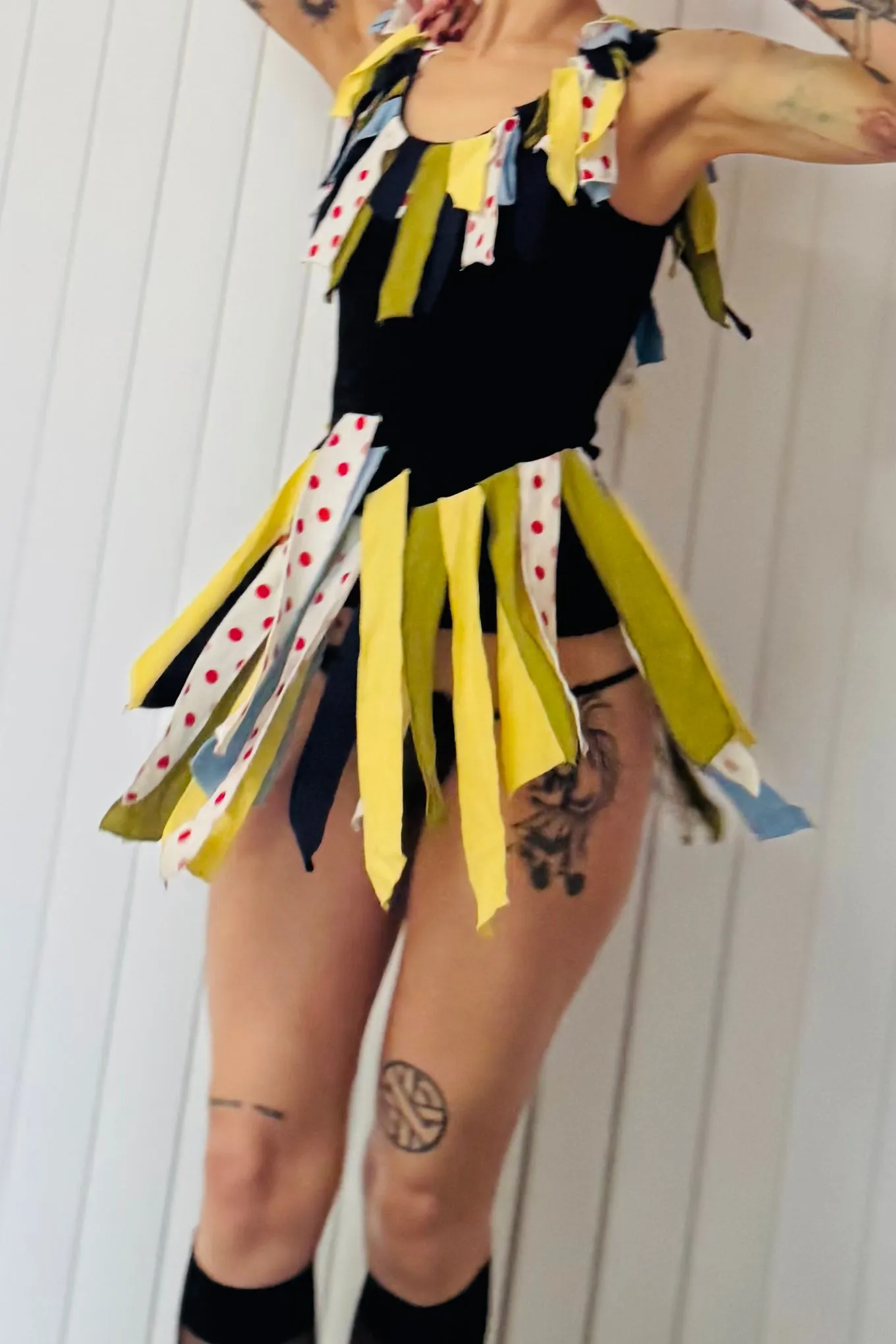 SAMPLE #809 - S Tencel Linen Rags Tunic / Mini Dress sold by Fashion Brand Company product image thumbnail 4