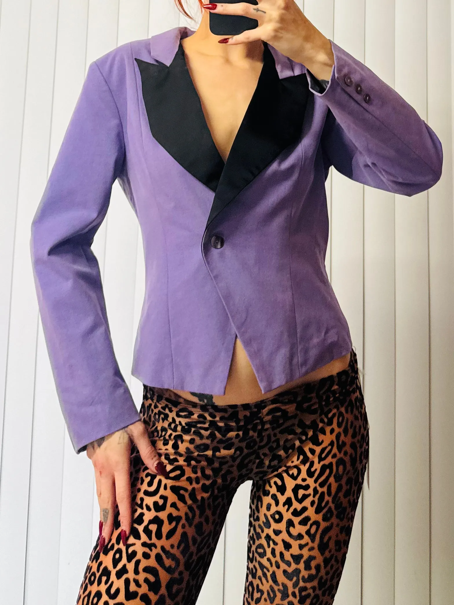 SAMPLE #828 - S Purple Blazer sold by Fashion Brand Company