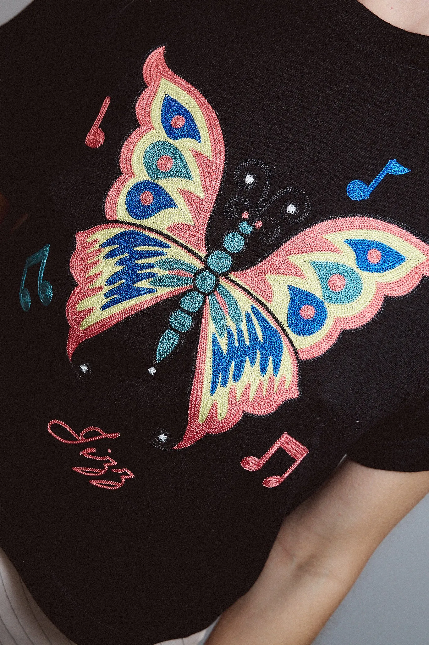 Jazz Butterfly Wool Blend Tommy Tee sold by Fashion Brand Company product image thumbnail 5