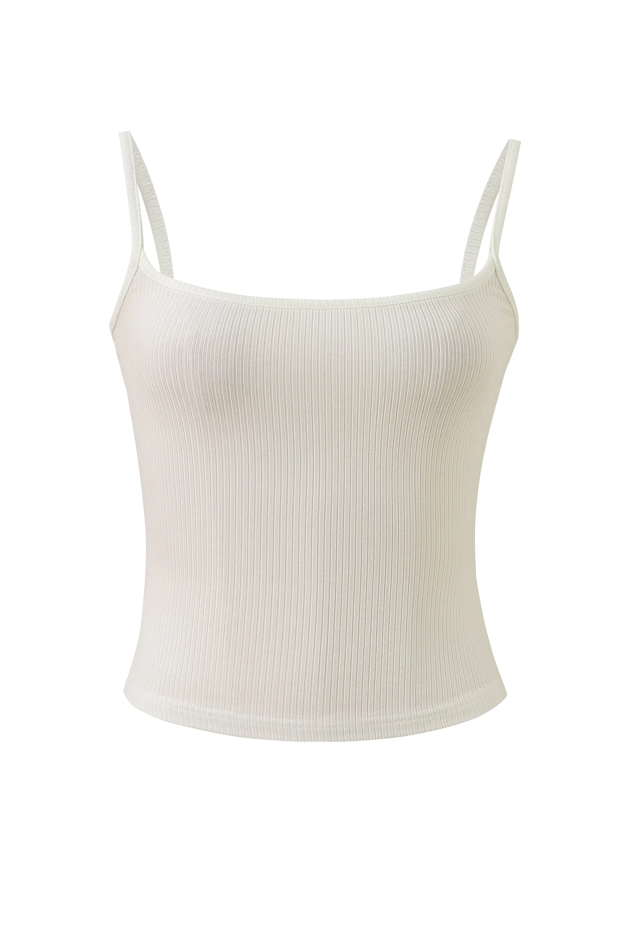 Tencel Rib Cami White sold by Fashion Brand Company product image thumbnail 2