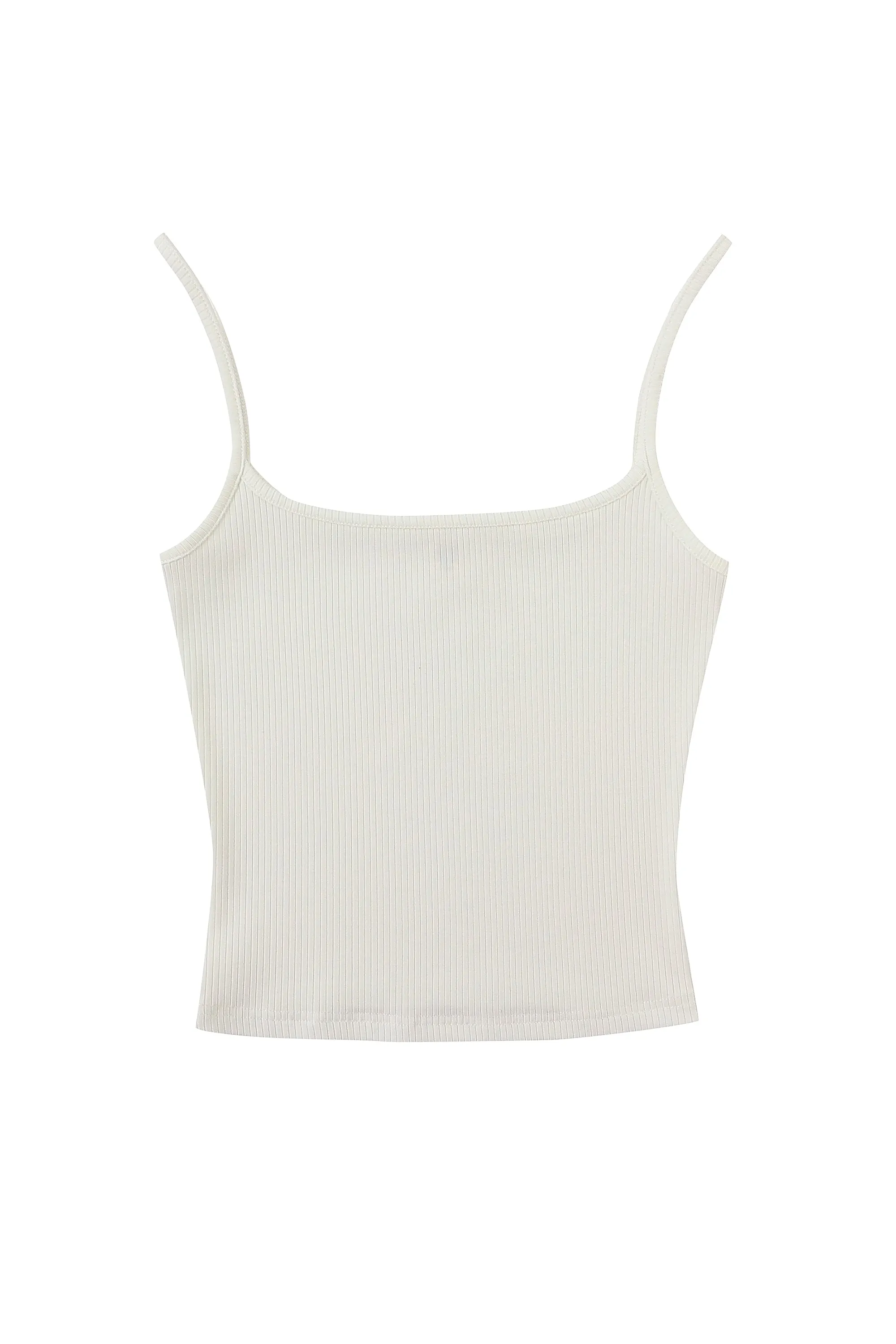 Tencel Rib Cami White sold by Fashion Brand Company product image thumbnail 3