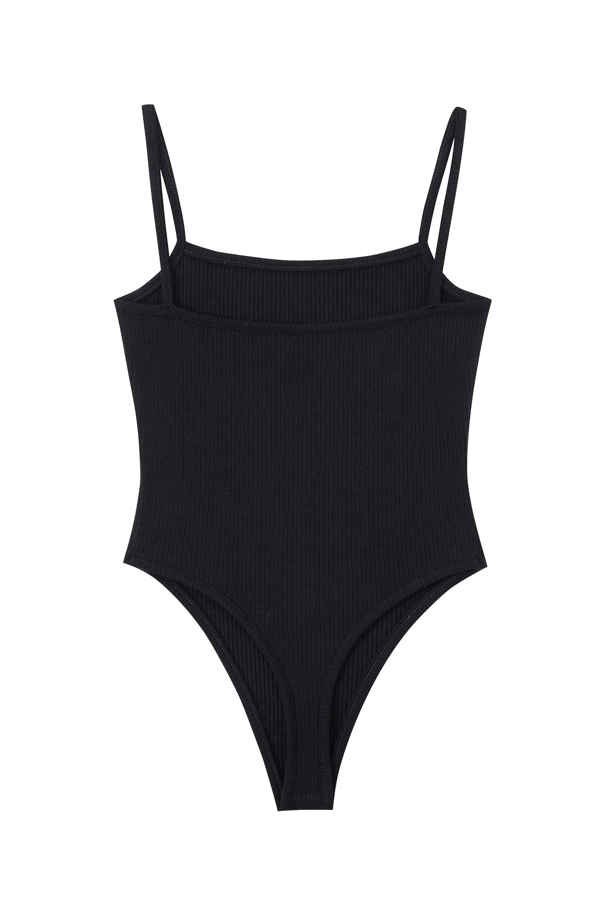 Tencel Rib Cami Leotard Black sold by Fashion Brand Company product image thumbnail 3