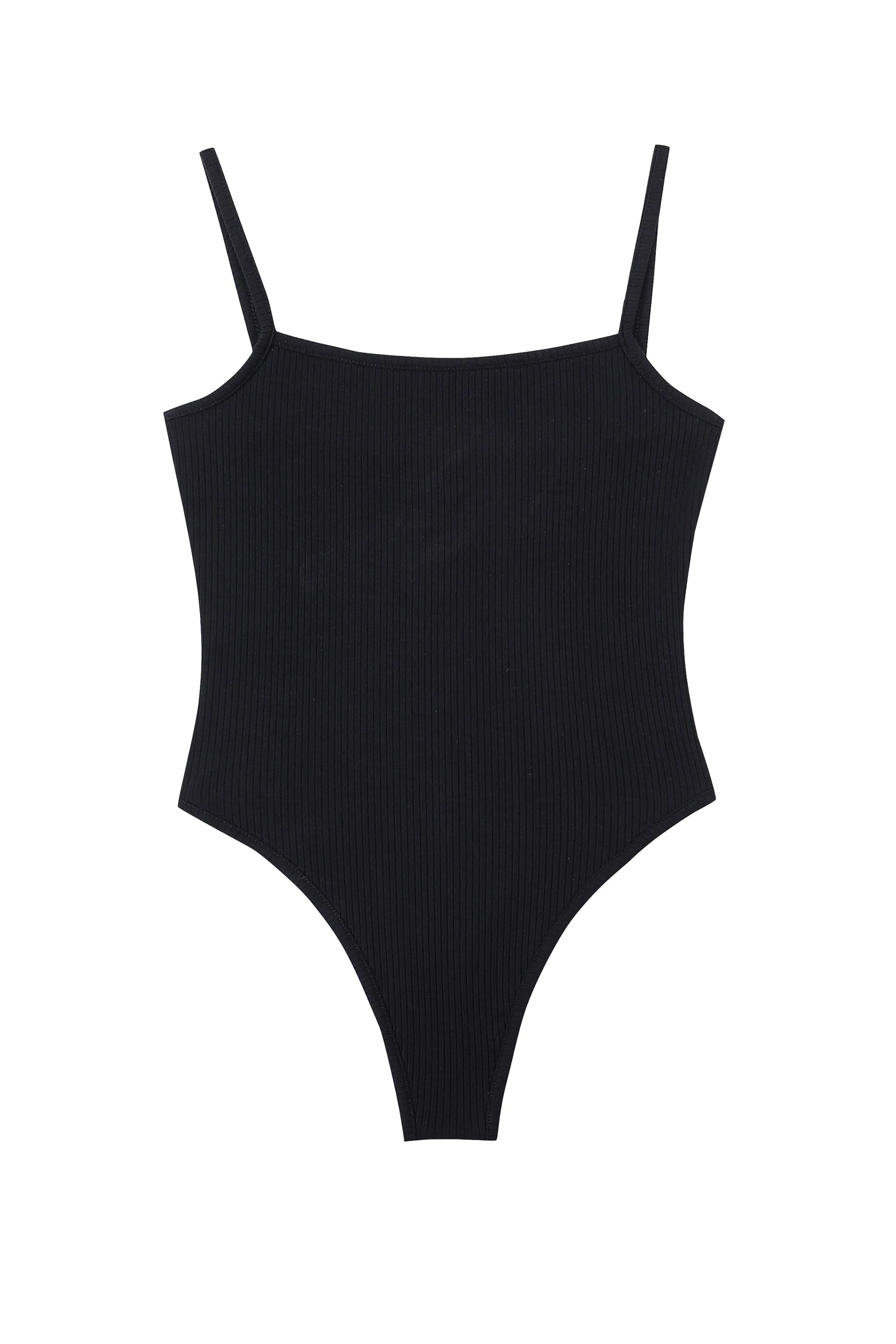 Tencel Rib Cami Leotard Black sold by Fashion Brand Company product image thumbnail 2