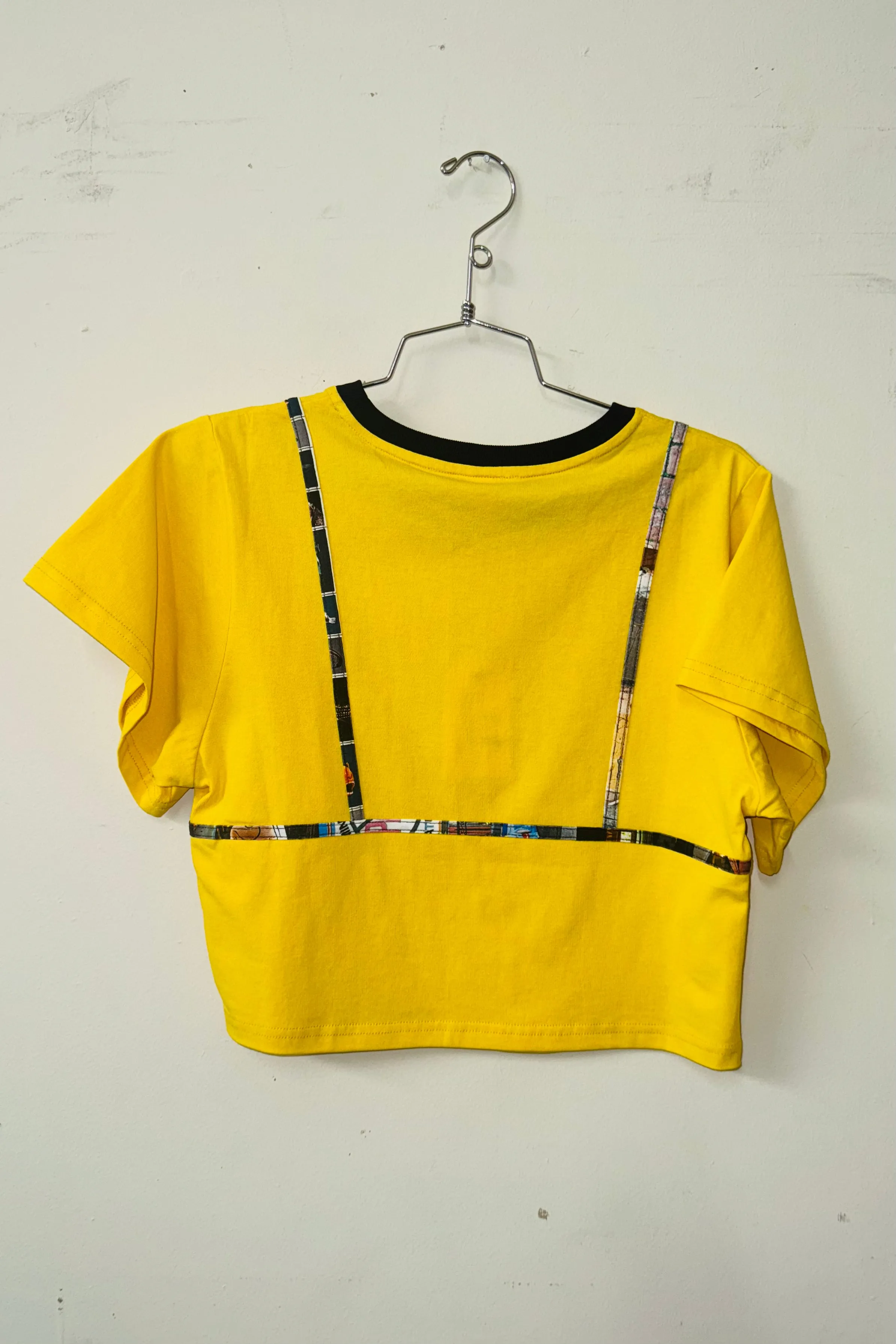 #7 L Scrap Bikini Bod Tommy Tee Yellow / NYC Trash Bikini sold by Fashion Brand Company product image thumbnail 2