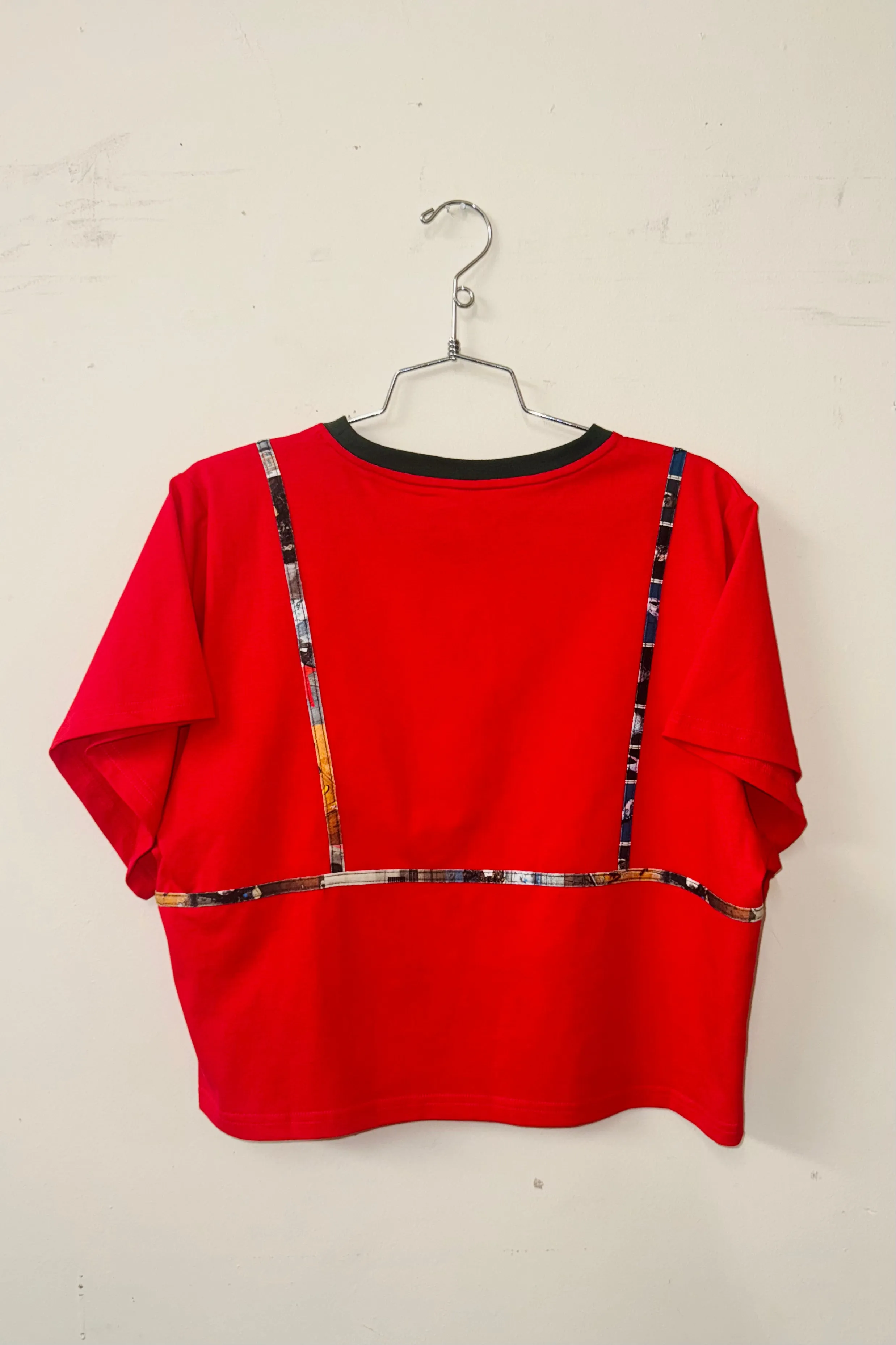 #14 XL Scrap Bikini Bod Tommy Tee Red / NYC Garbage sold by Fashion Brand Company product image thumbnail 2