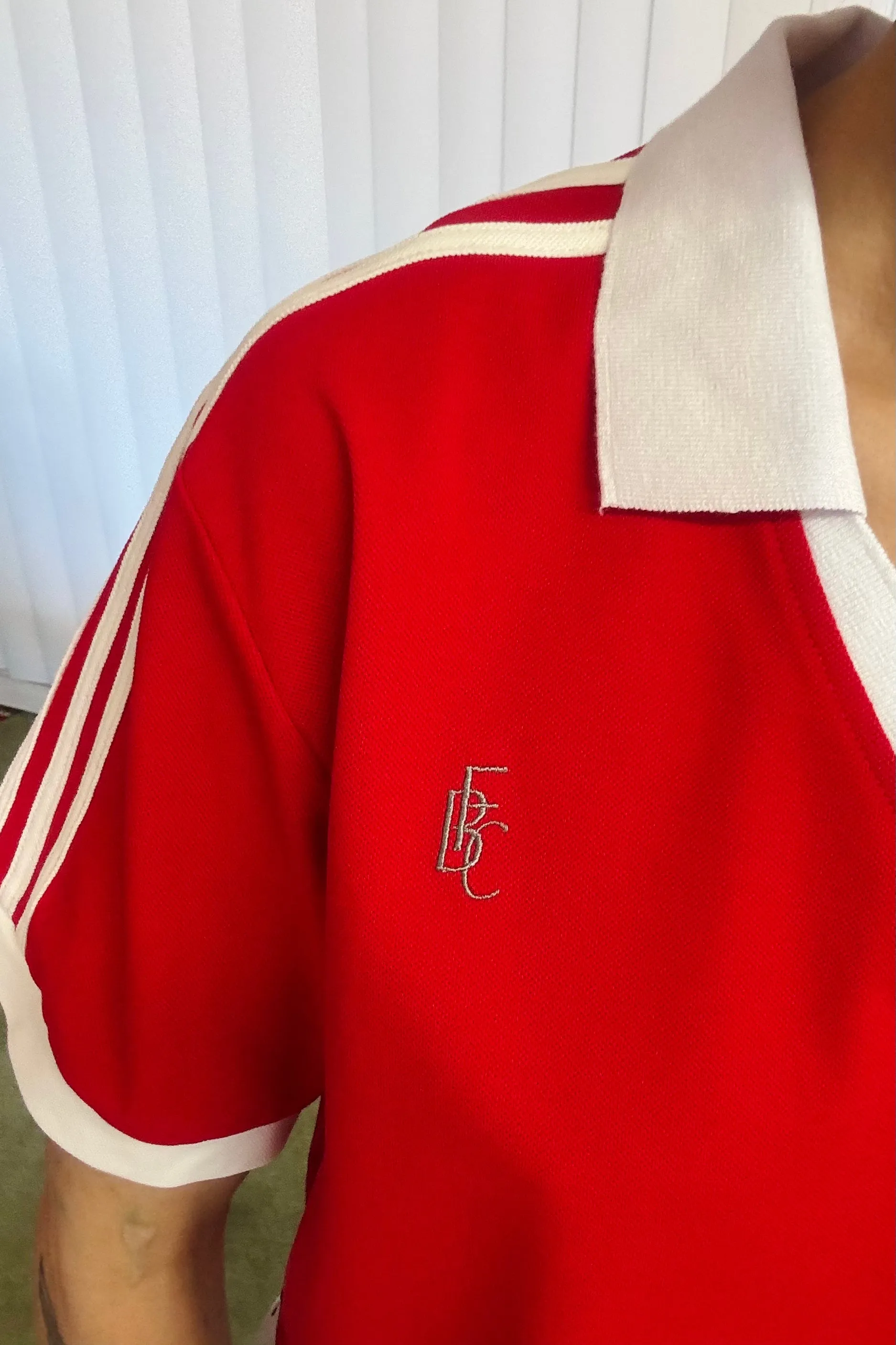 SAMPLE #17 - S Red FBC Polo Crop Top sold by Fashion Brand Company product image thumbnail 2