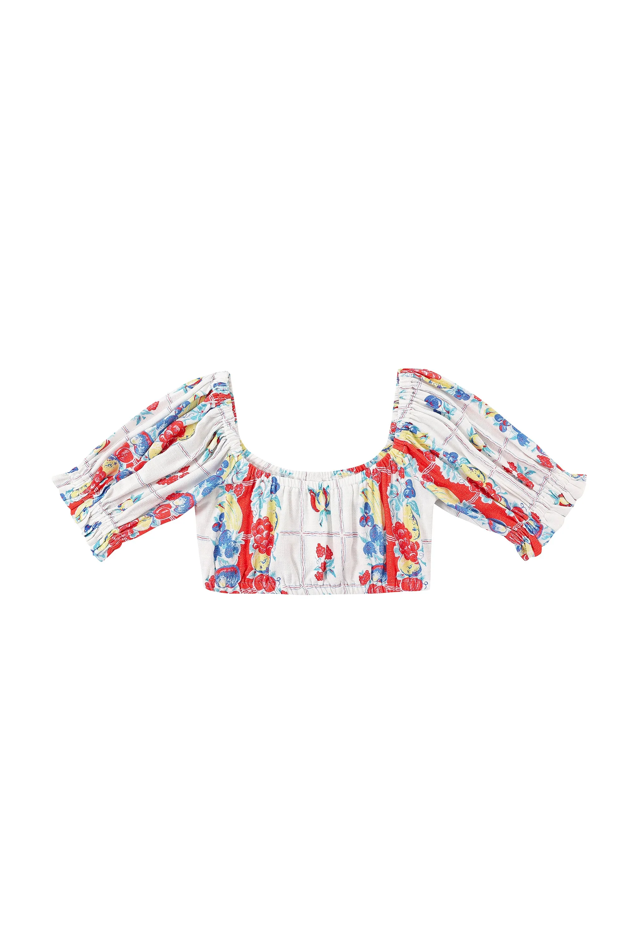 Wench Crop Top Soft Linen Fruity sold by Fashion Brand Company product image thumbnail 3