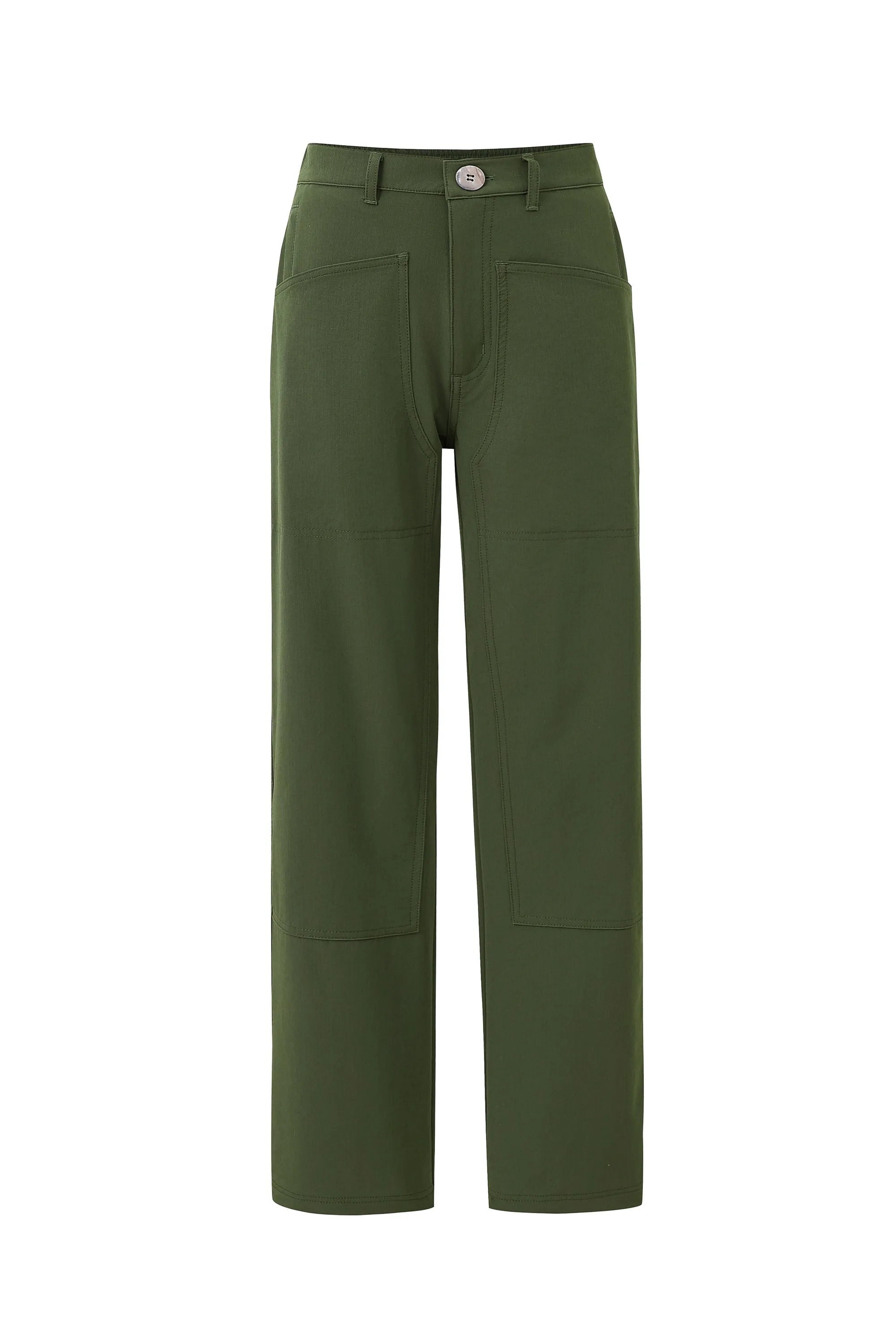 High Waisted Trail Pants Moss sold by Fashion Brand Company product image thumbnail 2