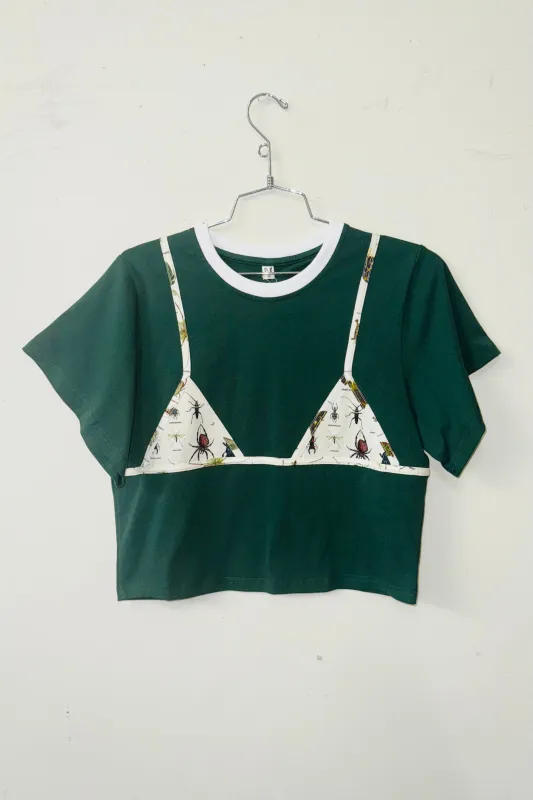 #9 M Scrap Bikini Bod Tommy Tee Green / Bugs Bikini made by Fashion Brand Company