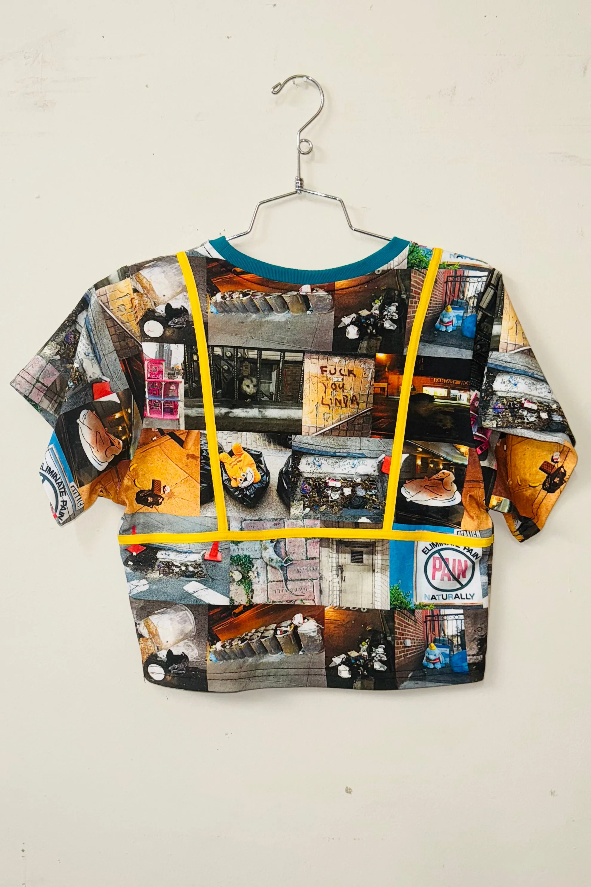 #6 L Scrap Bikini Bod Tommy Tee NYC Trash / Yellow Bikini sold by Fashion Brand Company product image thumbnail 2