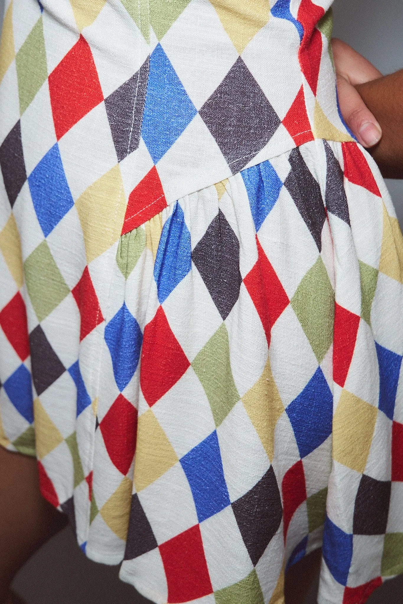 Barefoot Mini Dress Soft Linen Harlequin sold by Fashion Brand Company product image thumbnail 2