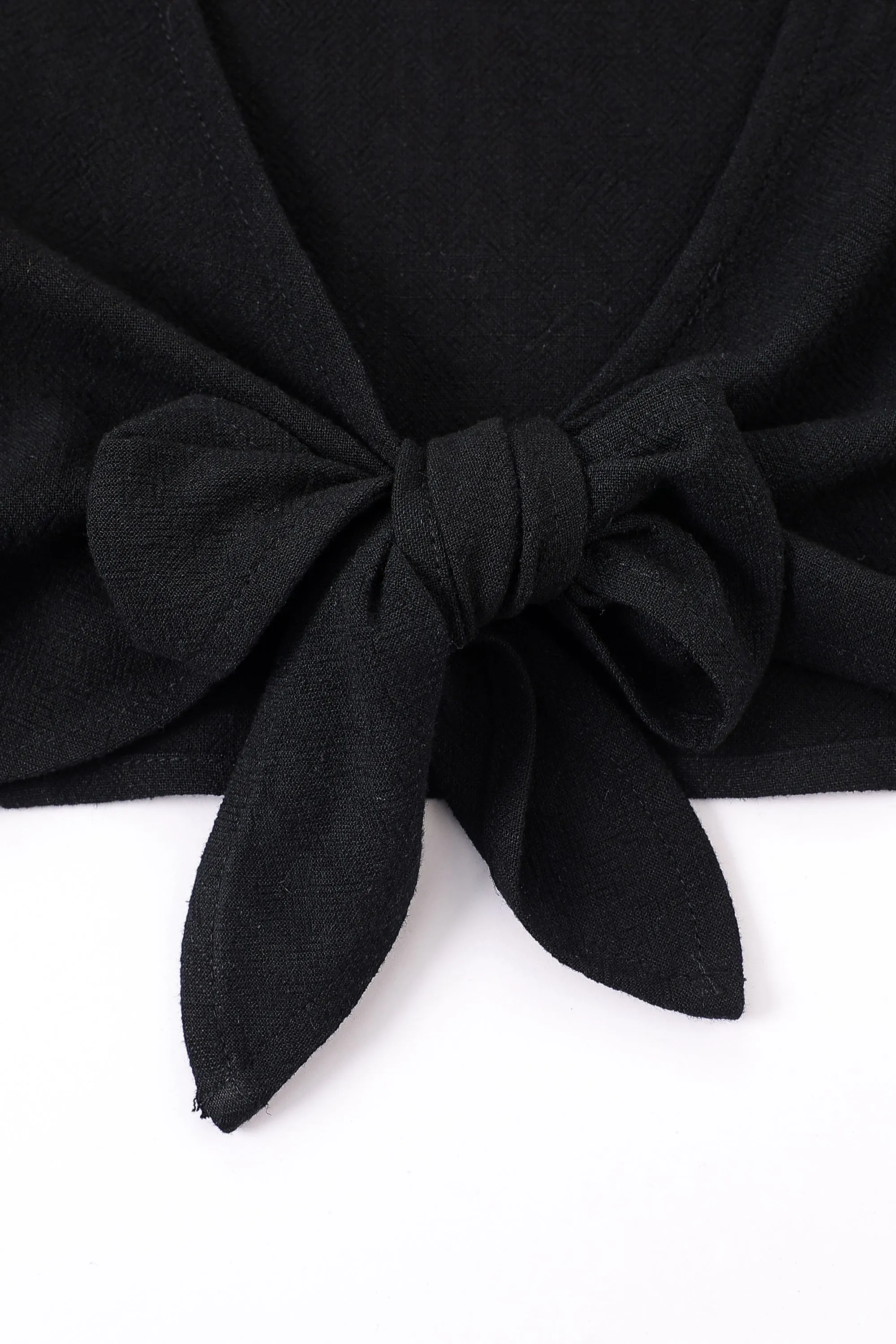 Rumba Top Soft Linen Black sold by Fashion Brand Company product image thumbnail 4