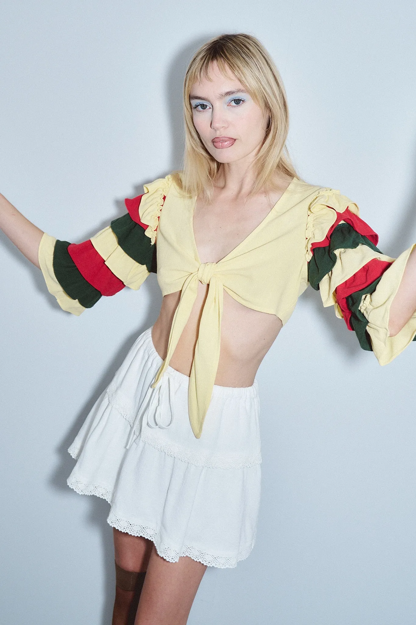 Burger Soft Linen Rumba Top sold by Fashion Brand Company product image thumbnail 3