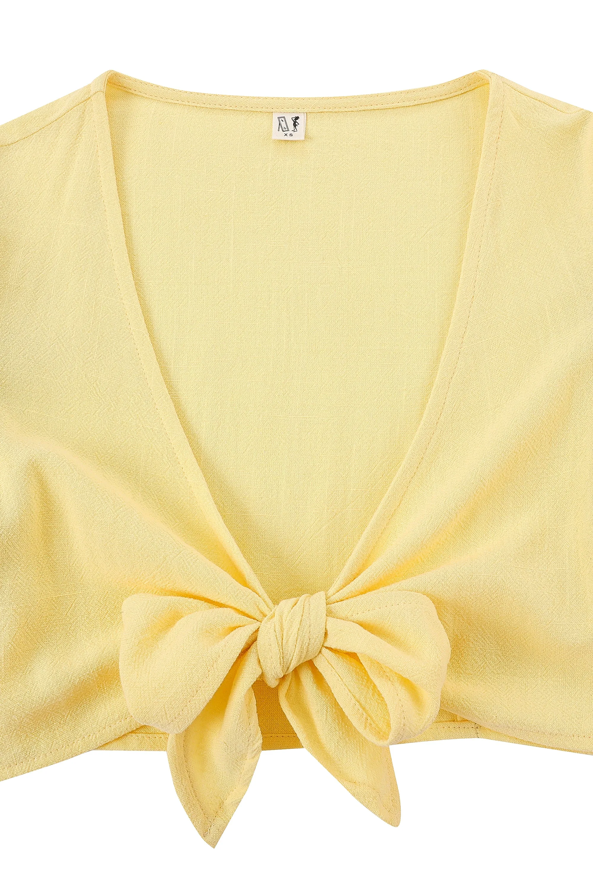 Burger Soft Linen Rumba Top sold by Fashion Brand Company product image thumbnail 5
