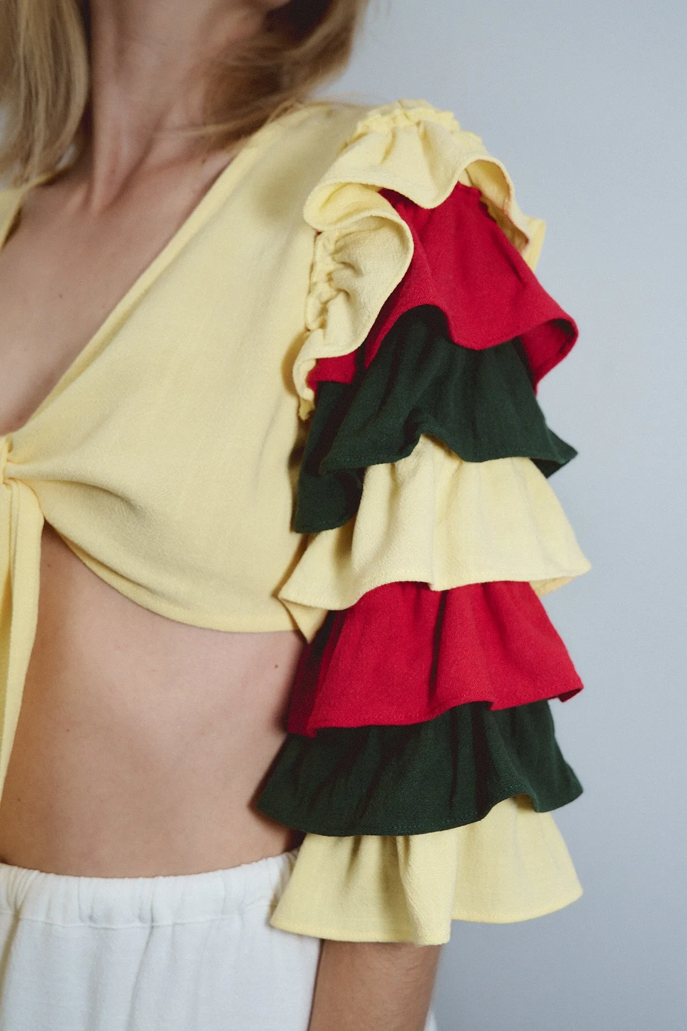 Burger Soft Linen Rumba Top sold by Fashion Brand Company product image thumbnail 2
