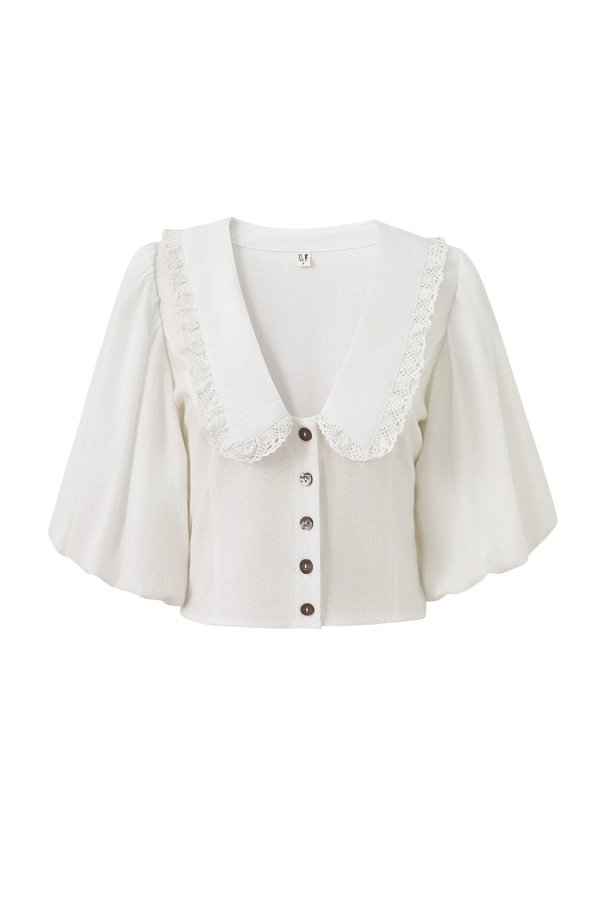 Church Girl Blouse Soft Linen sold by Fashion Brand Company product image thumbnail 2