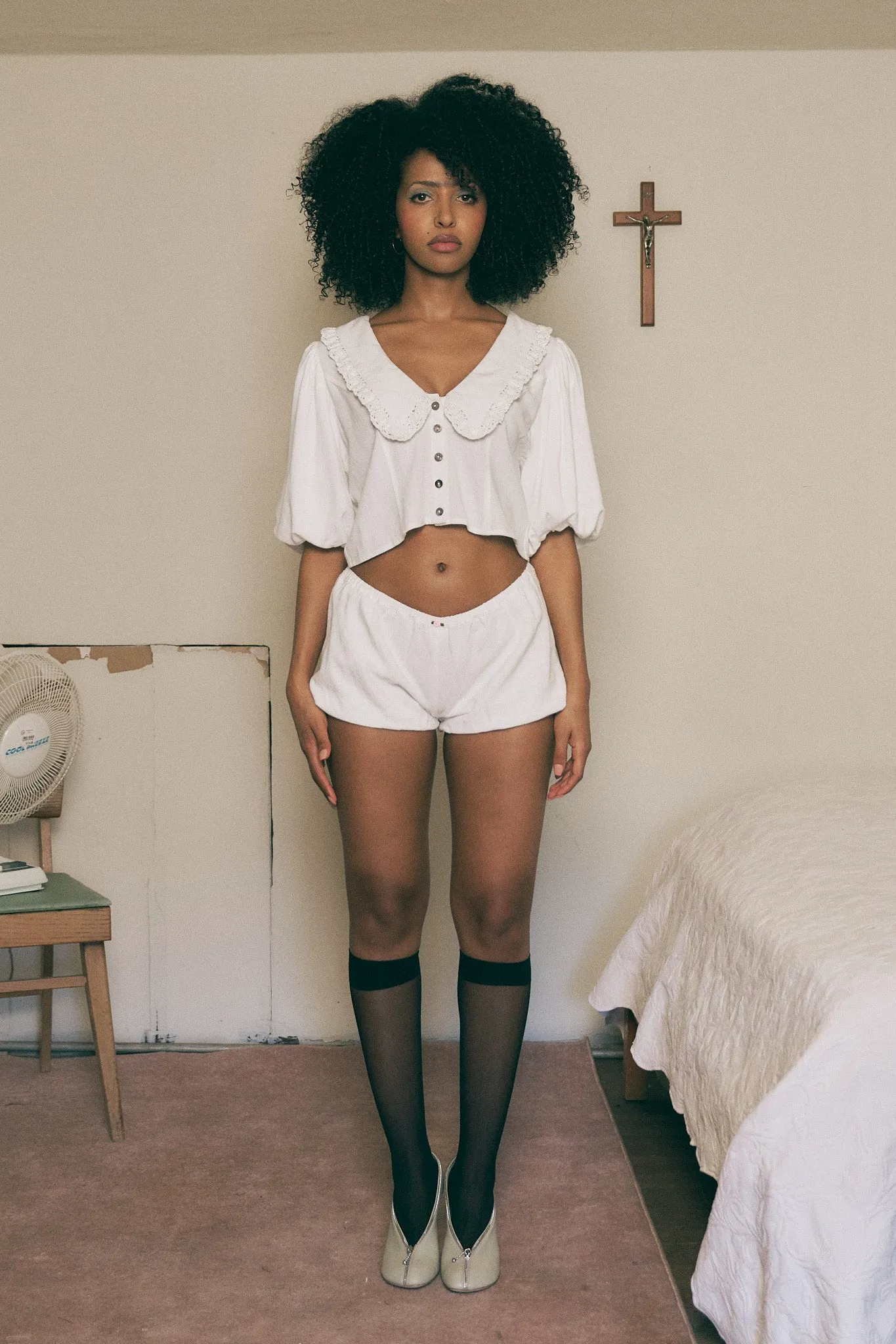 Church Girl Blouse Soft Linen sold by Fashion Brand Company product image thumbnail 5