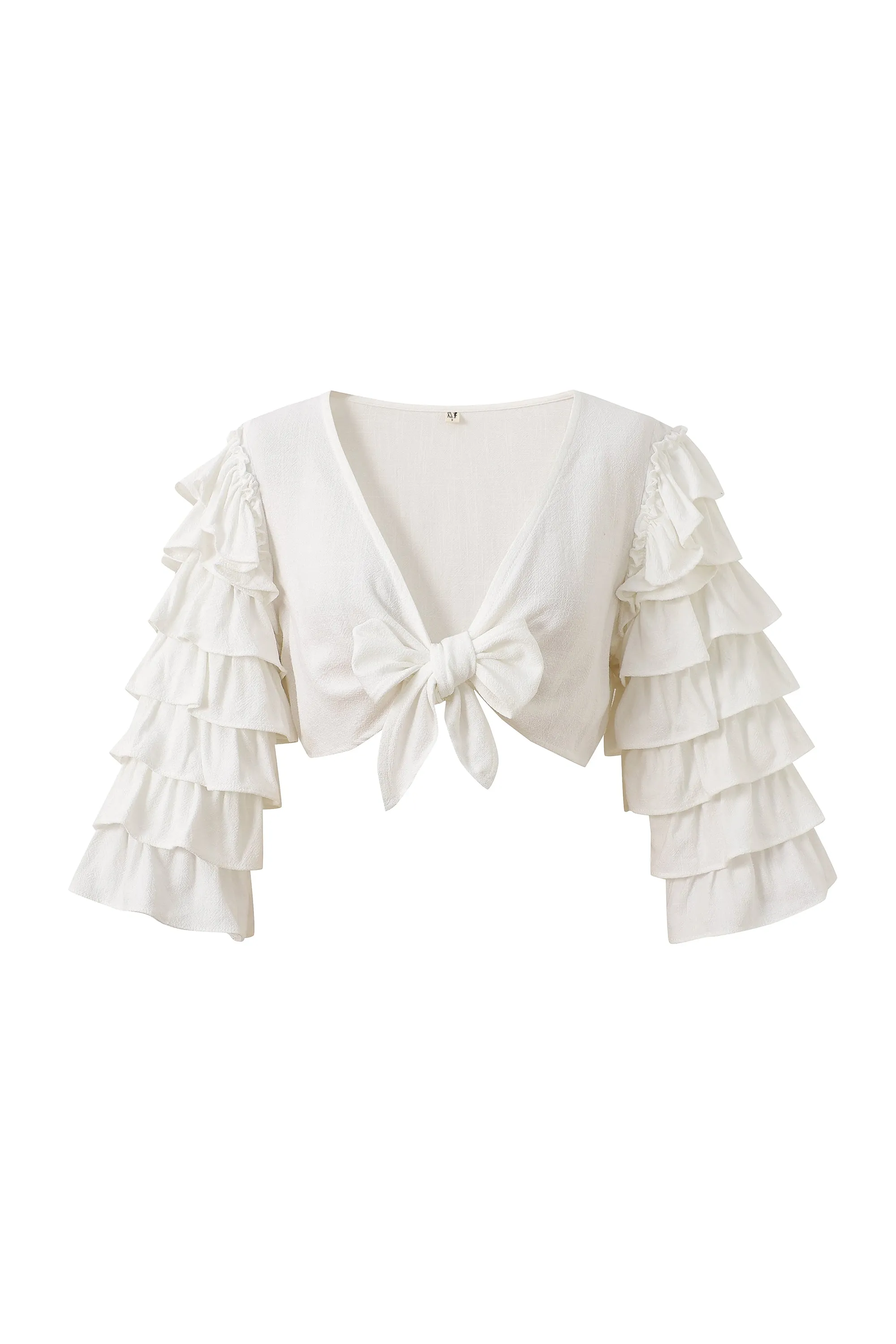 Rumba Top Soft Linen White sold by Fashion Brand Company product image thumbnail 2