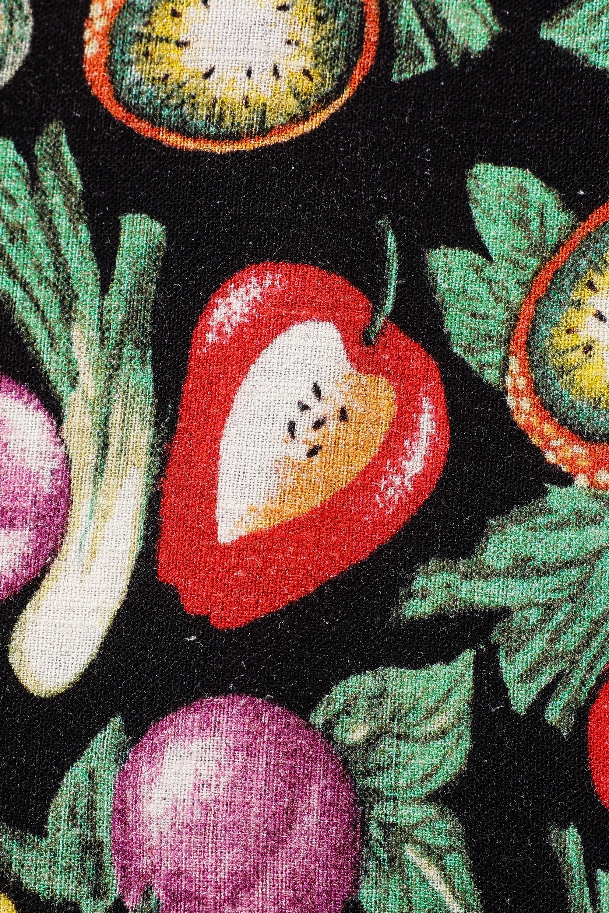 Barefoot Mini Dress Soft Linen Vegetable Medley sold by Fashion Brand Company product image thumbnail 4