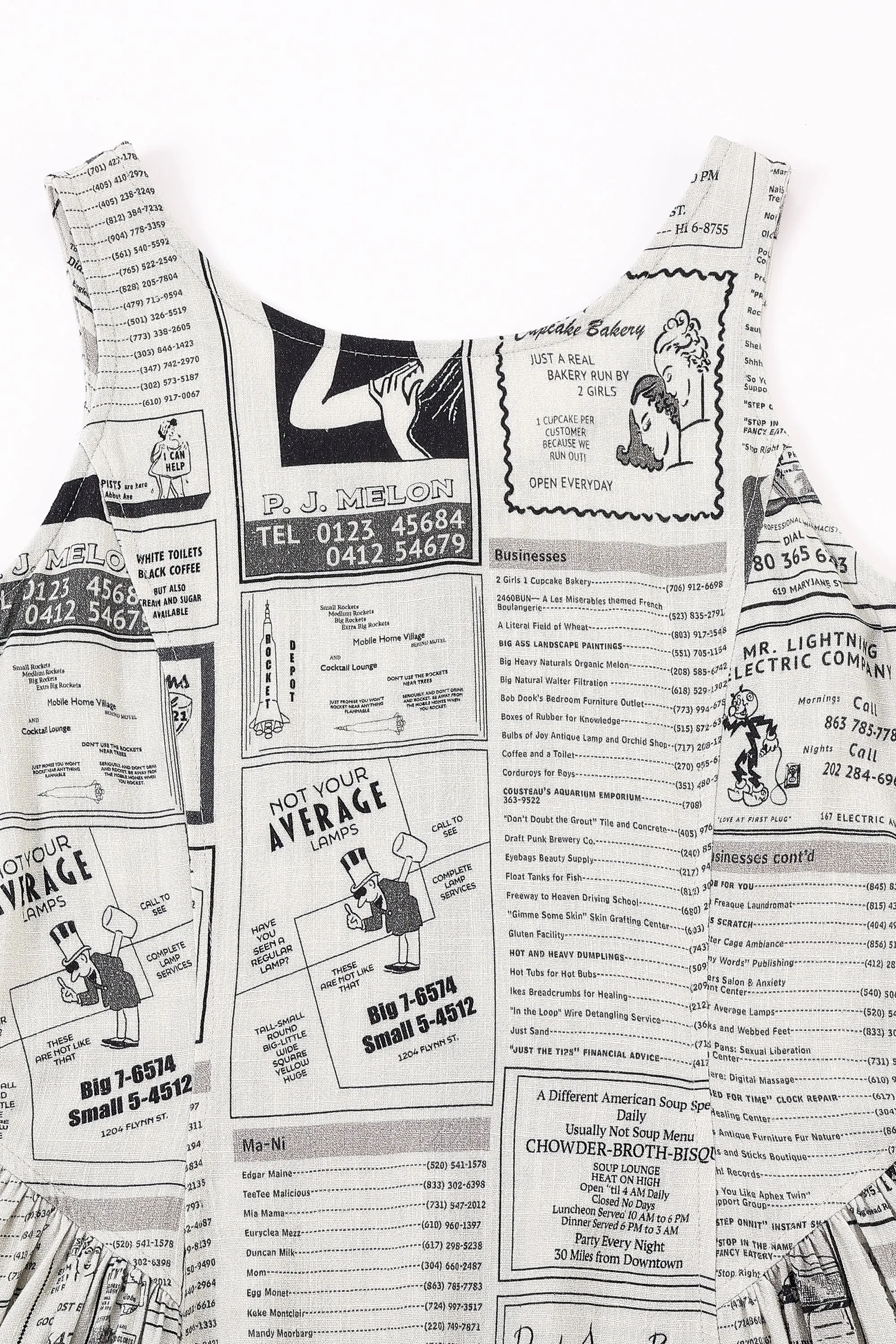 Barefoot mini Dress Soft Linen White Pages sold by Fashion Brand Company product image thumbnail 2