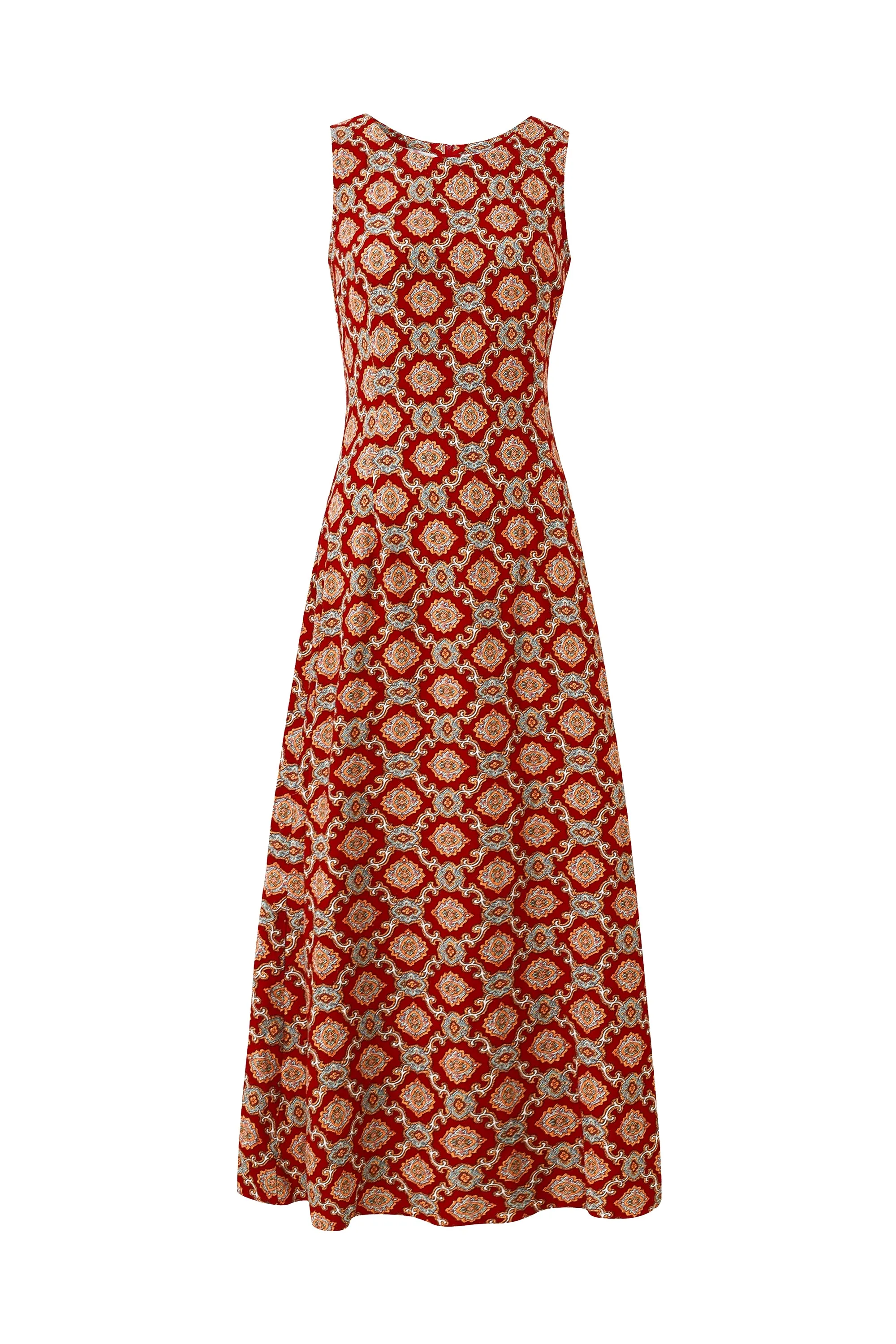 Good Woman Soft Linen Dress Fancy Red Couch sold by Fashion Brand Company product image thumbnail 3