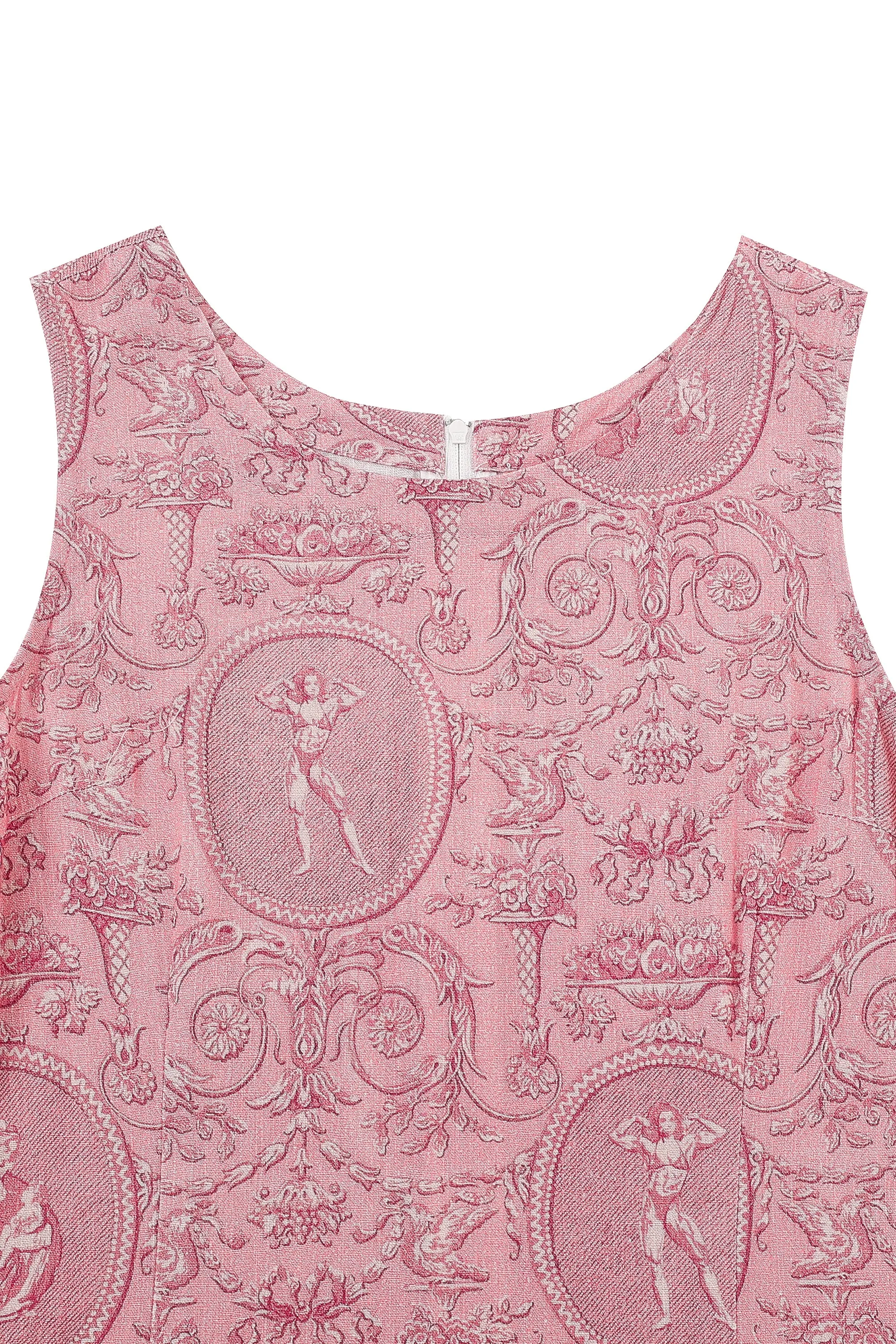 Good Woman Soft Linen Dress "Women" Pink Toile sold by Fashion Brand Company product image thumbnail 2