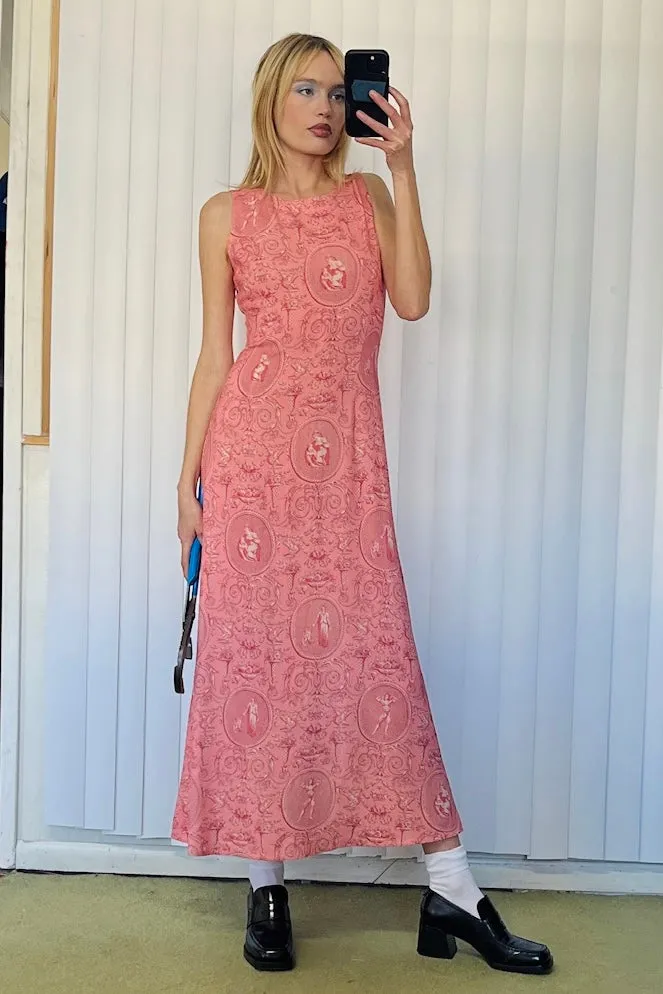 Good Woman Soft Linen Dress "Women" Pink Toile sold by Fashion Brand Company