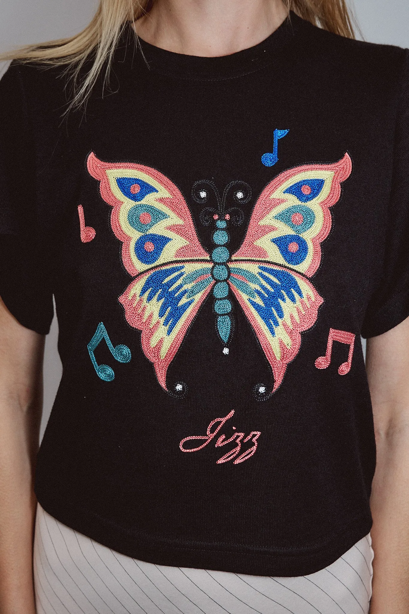 Jazz Butterfly Wool Blend Tommy Tee sold by Fashion Brand Company