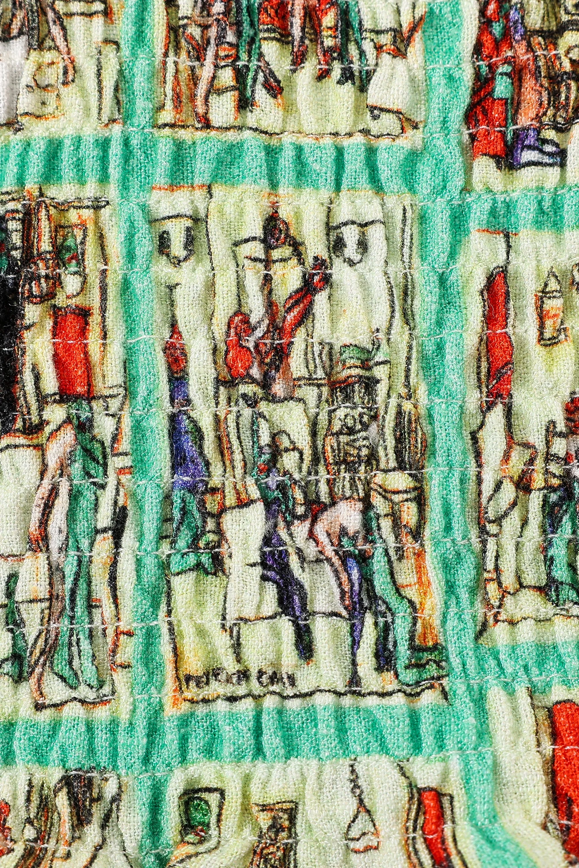 Sex House Soft Linen Sweetheart Smocked Blouse sold by Fashion Brand Company product image thumbnail 5