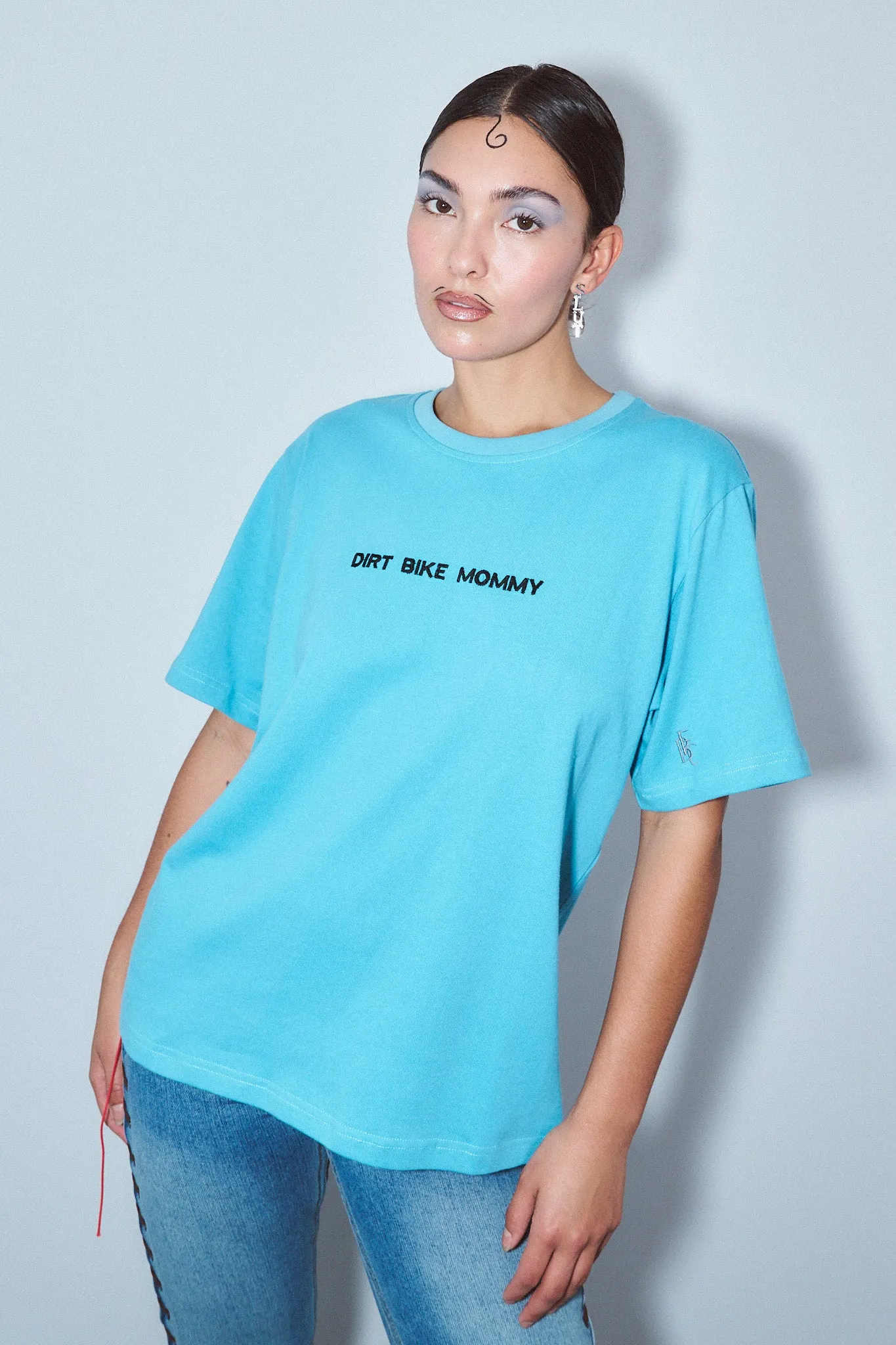 Unisex Cotton DIRT BIKE MOMMY Tee sold by Fashion Brand Company product image thumbnail 3