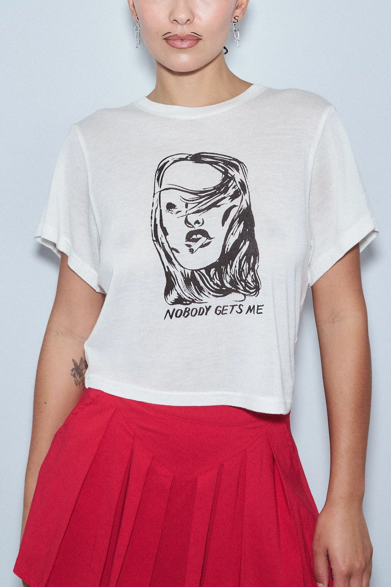 1 left - NOBODY GETS ME Tommy Tee X Nicholas Gazin sold by Fashion Brand Company