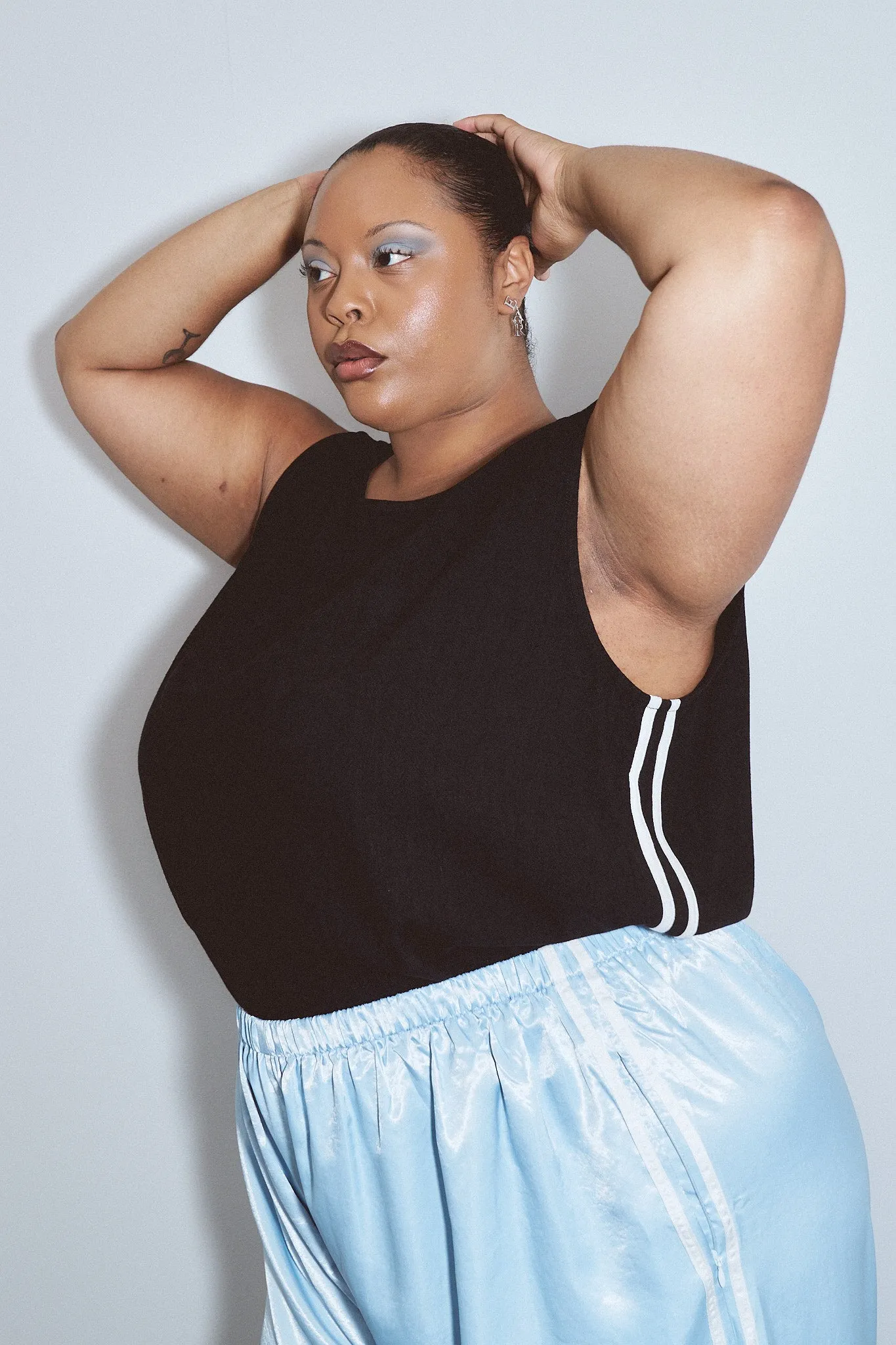 Shift Tank Soft Linen Sporty Spice Black sold by Fashion Brand Company product image thumbnail 3
