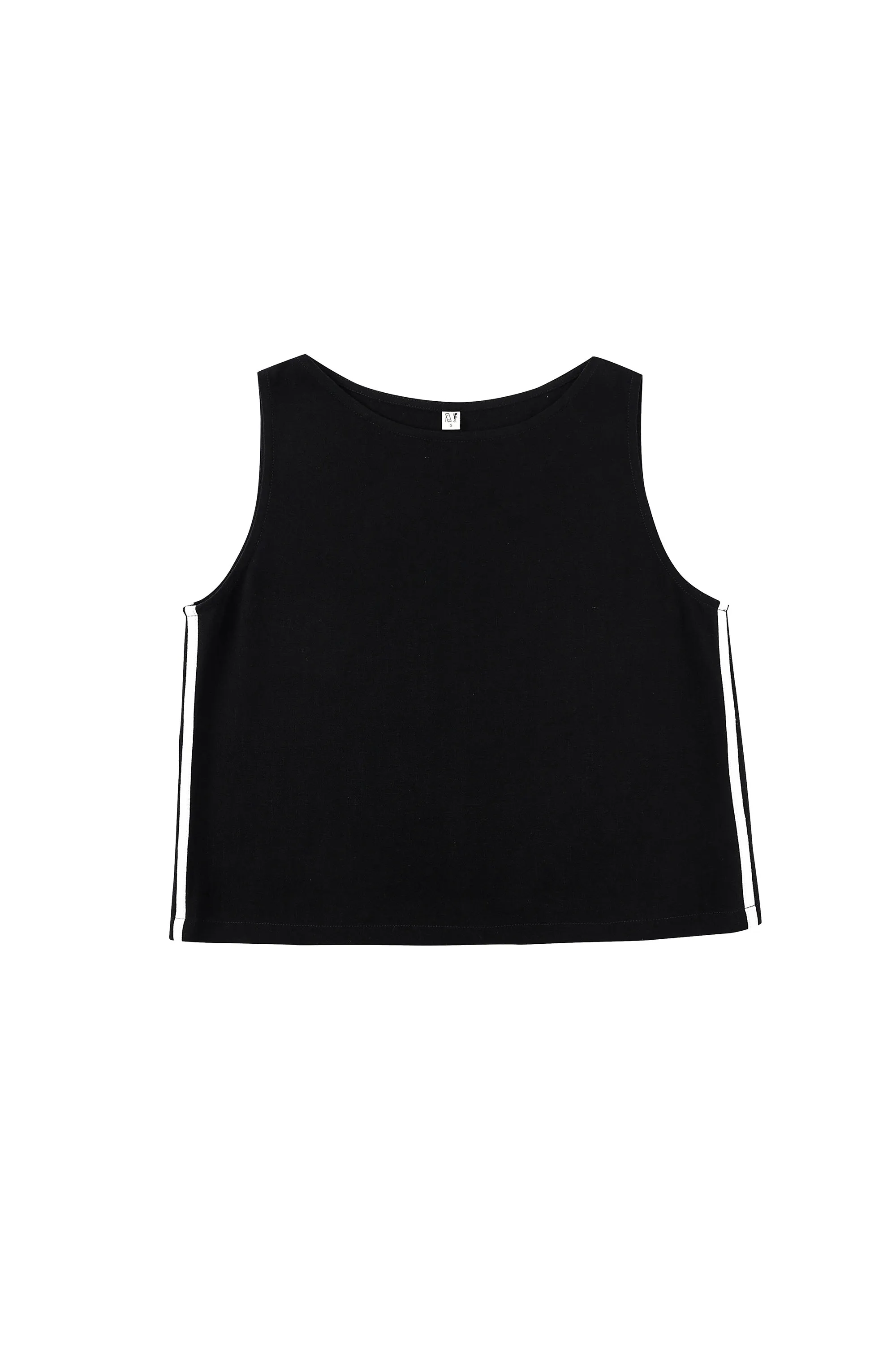 Shift Tank Soft Linen Sporty Spice Black sold by Fashion Brand Company product image thumbnail 2