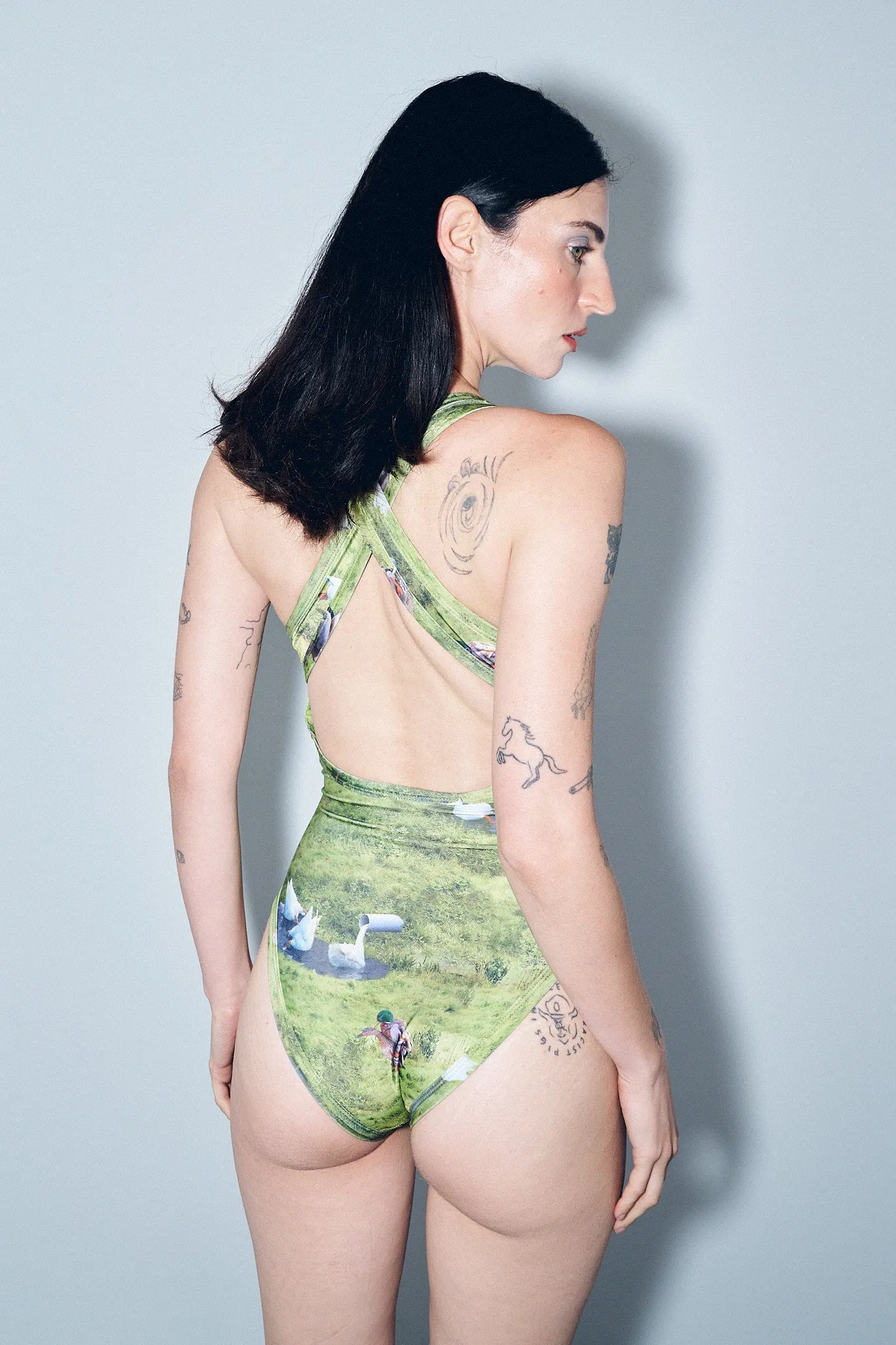 Crossback One Piece Swimsuit Worst Ducks sold by Fashion Brand Company product image thumbnail 4