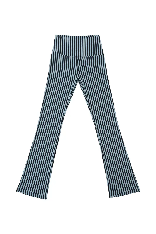 Striped Tencel Wool Foldover Lounge Pants made by Fashion Brand Company