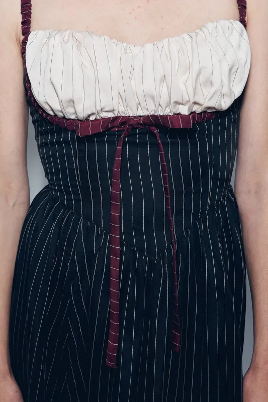 Pirate Queen Tencel Stripe Dress made by Fashion Brand Company