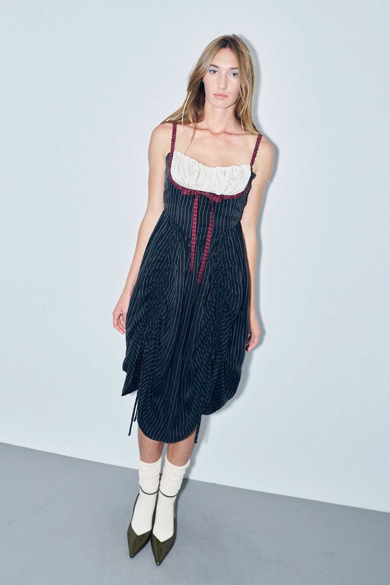 Pirate Queen Tencel Stripe Dress sold by Fashion Brand Company product image thumbnail 2