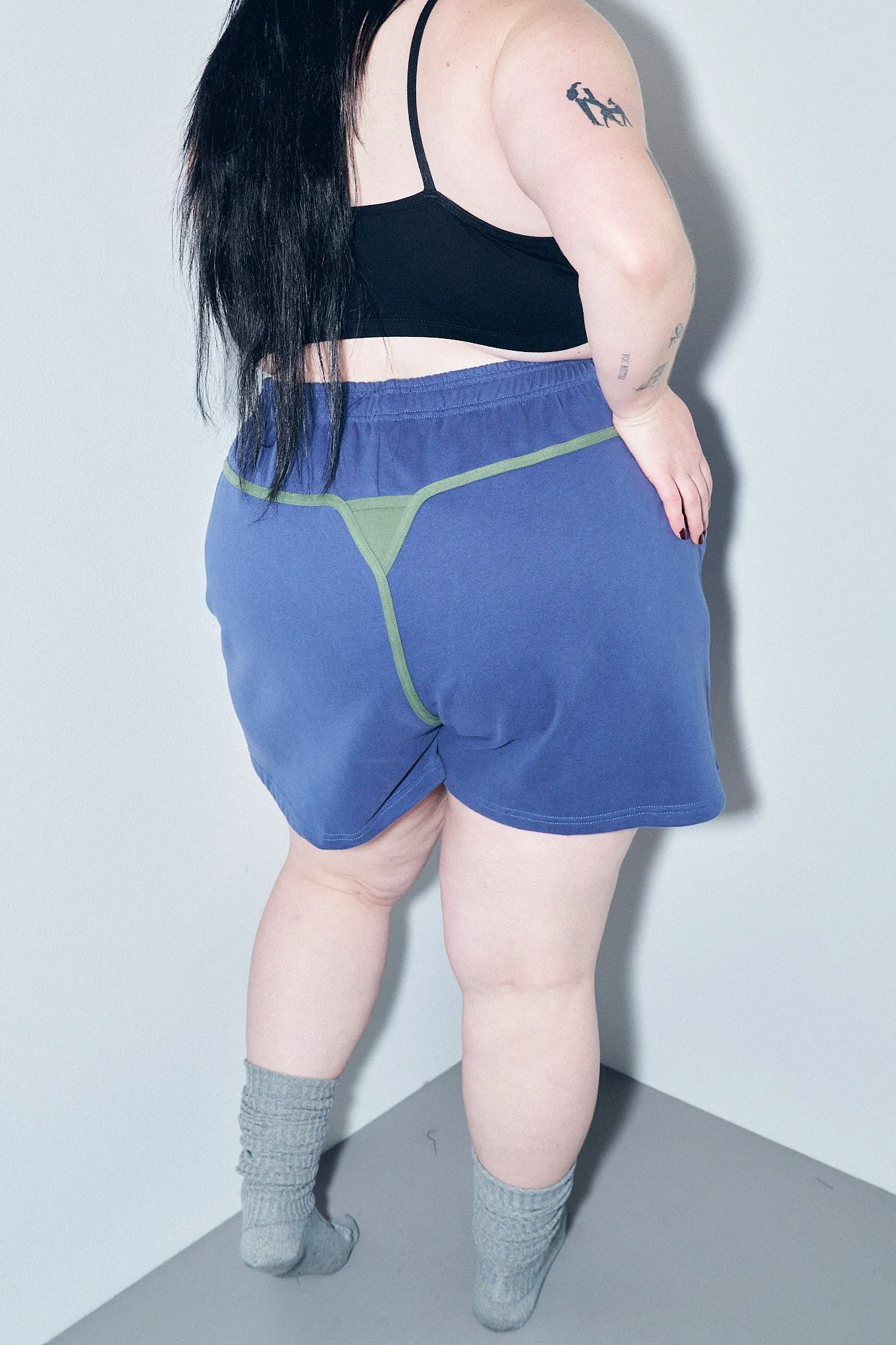 Bikini Bod Shorts Blue/Green sold by Fashion Brand Company product image thumbnail 4