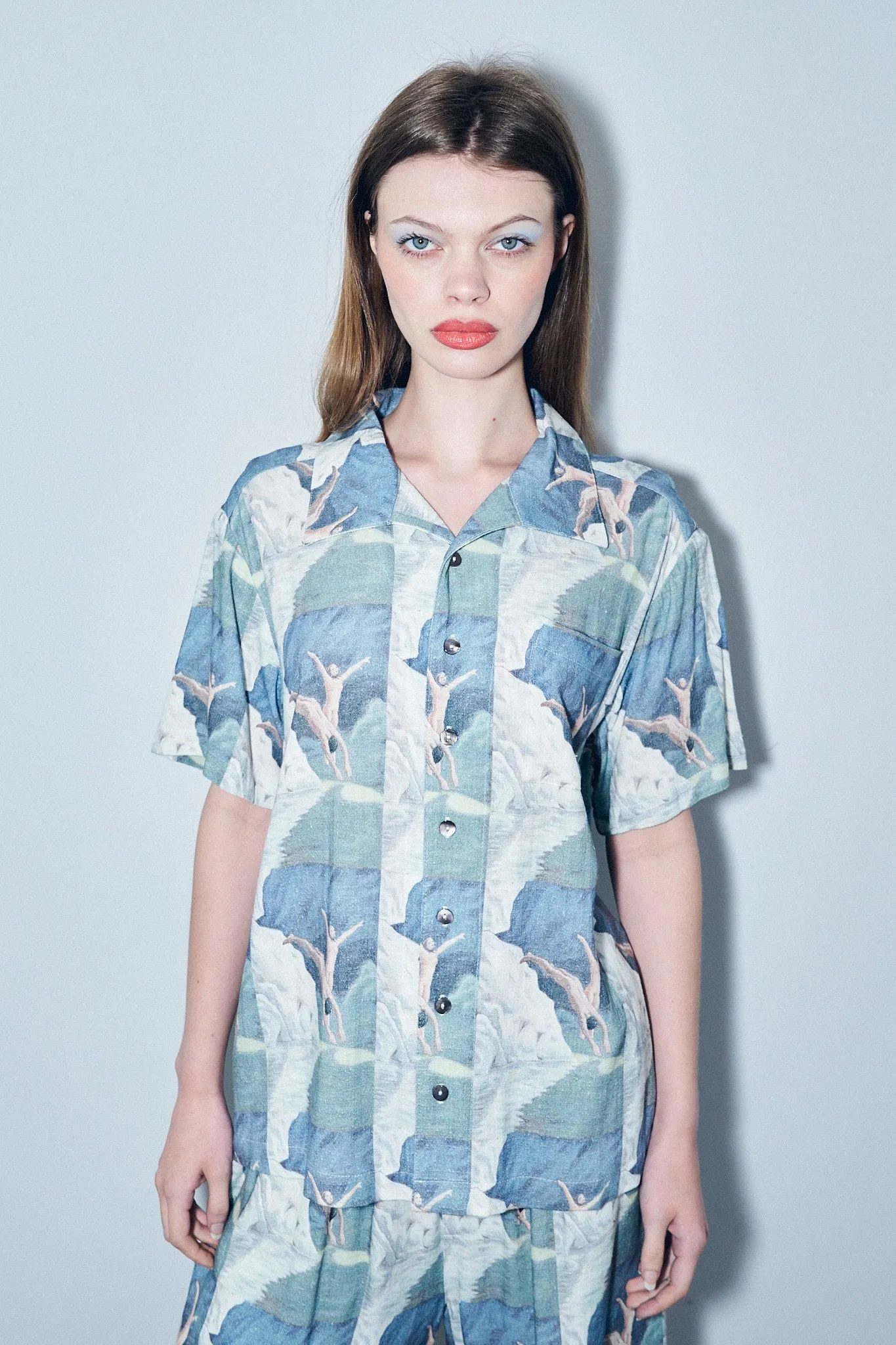 Unisex Nude Divers Linen Button Up sold by Fashion Brand Company product image thumbnail 3